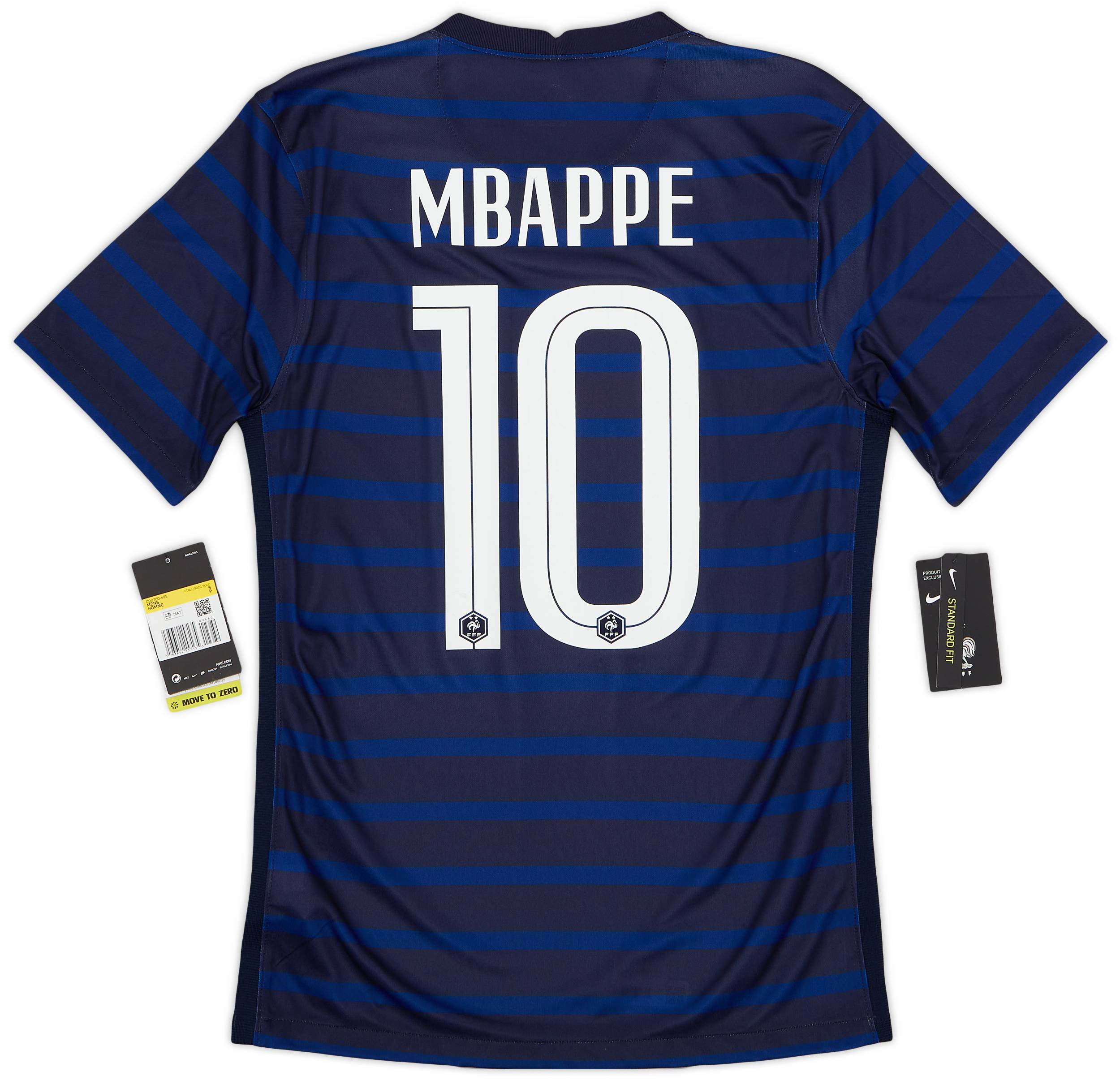 2020-21 France Home Shirt Mbappe #10 (S)