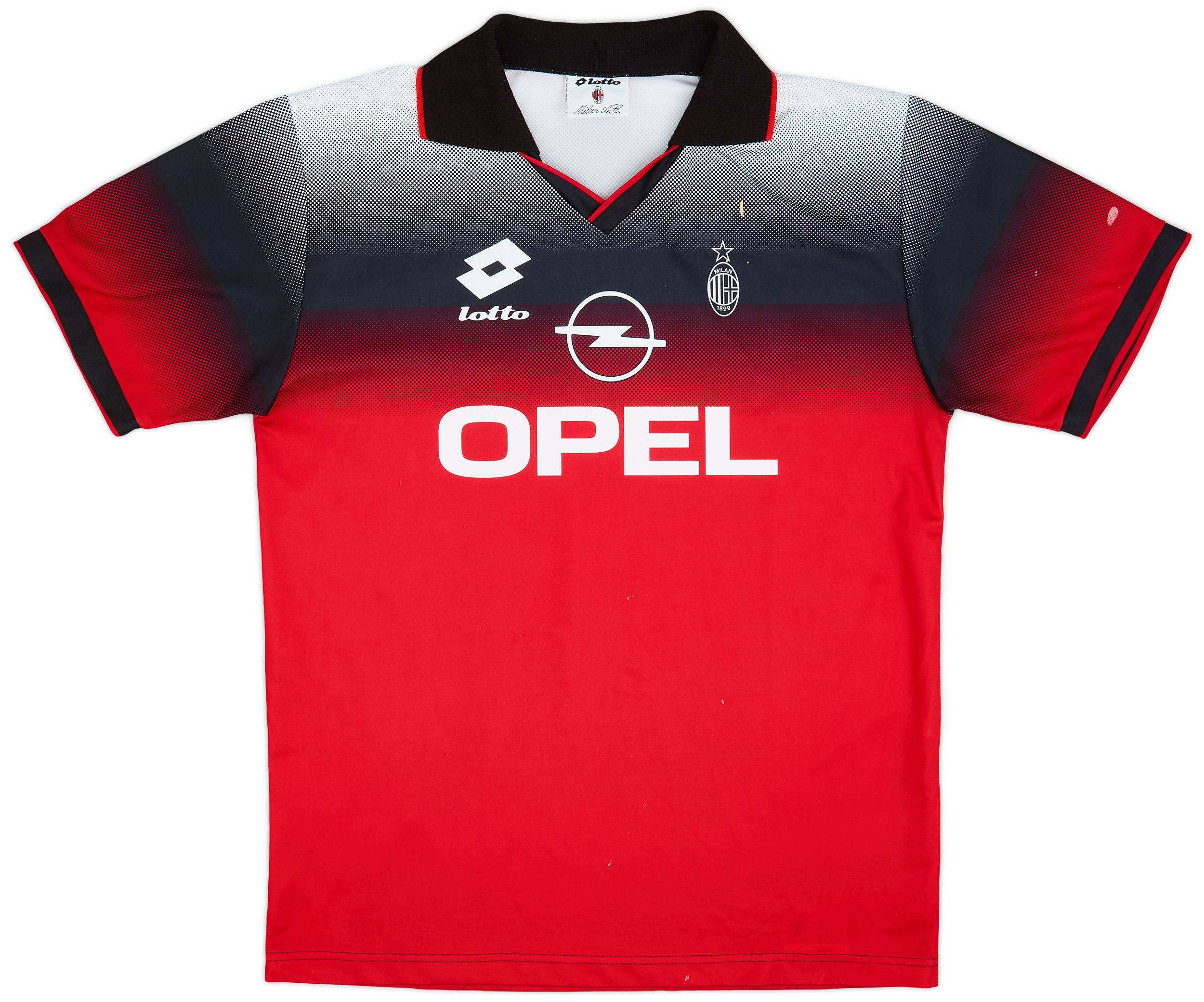 1996-97 AC Milan Lotto Training Shirt - 7/10 - (L)