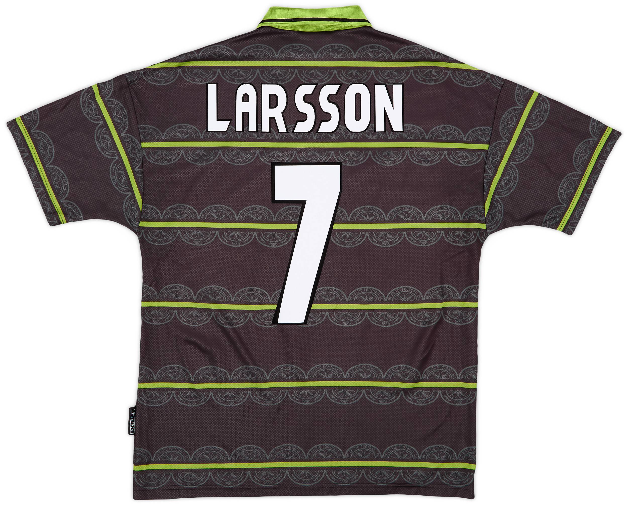 1998-99 Celtic Away Shirt Larsson #7 - 7/10 - (M)