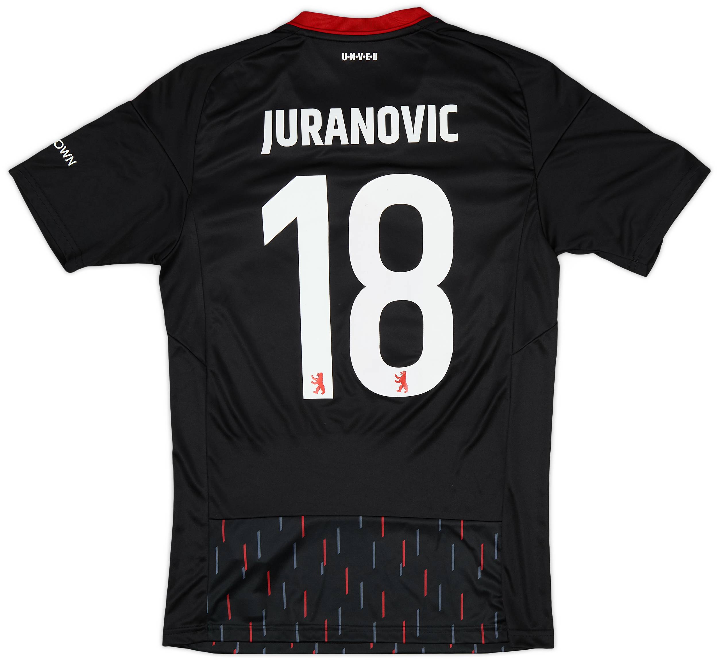 2022-23 Union Berlin Match Issue Europa League Third Shirt Juranovic #18