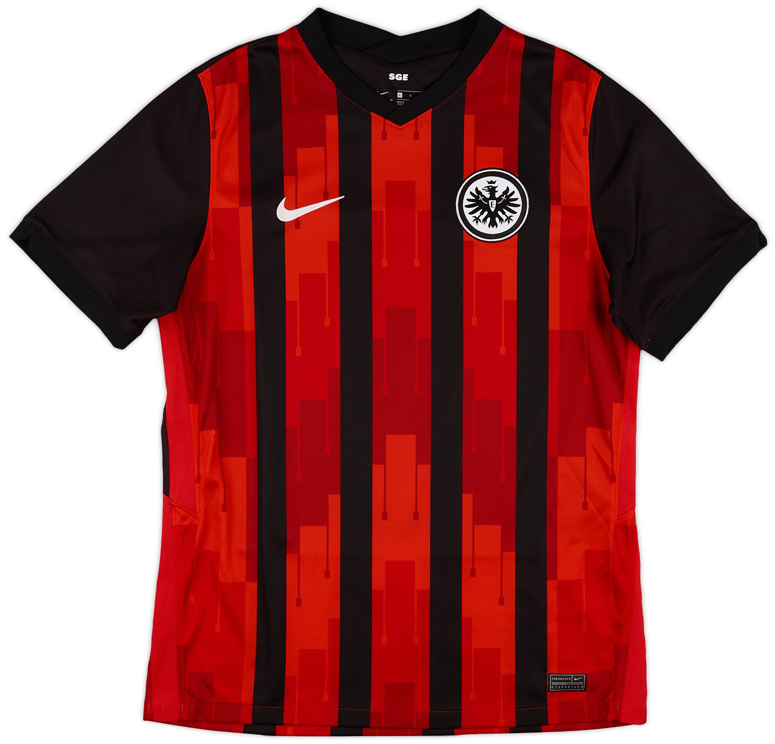 2020-21 Eintracht Frankfurt Home Shirt - 9/10 - (L)