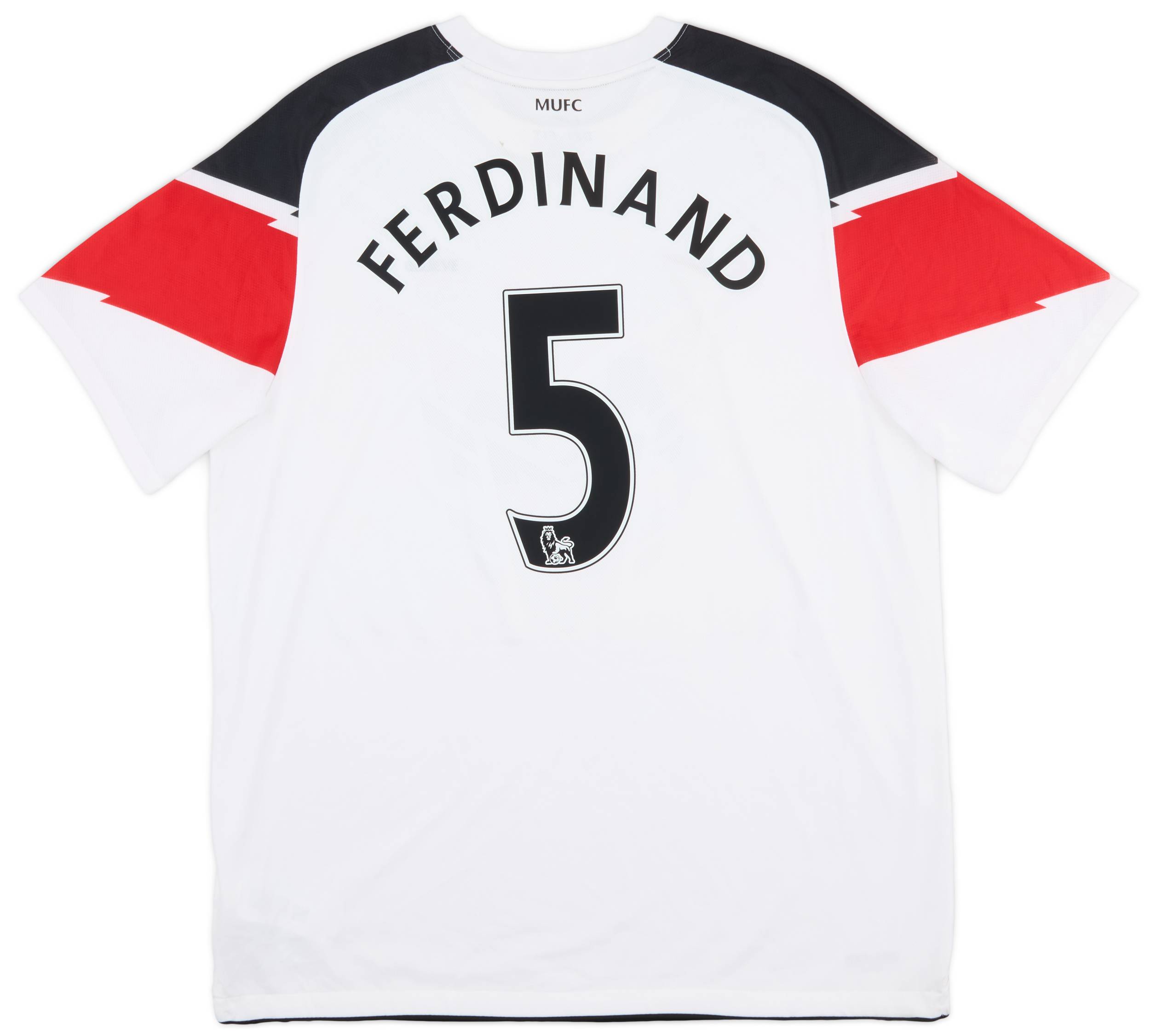 2010-12 Manchester United Away Shirt Ferdinand #5 - 8/10 - (XL)