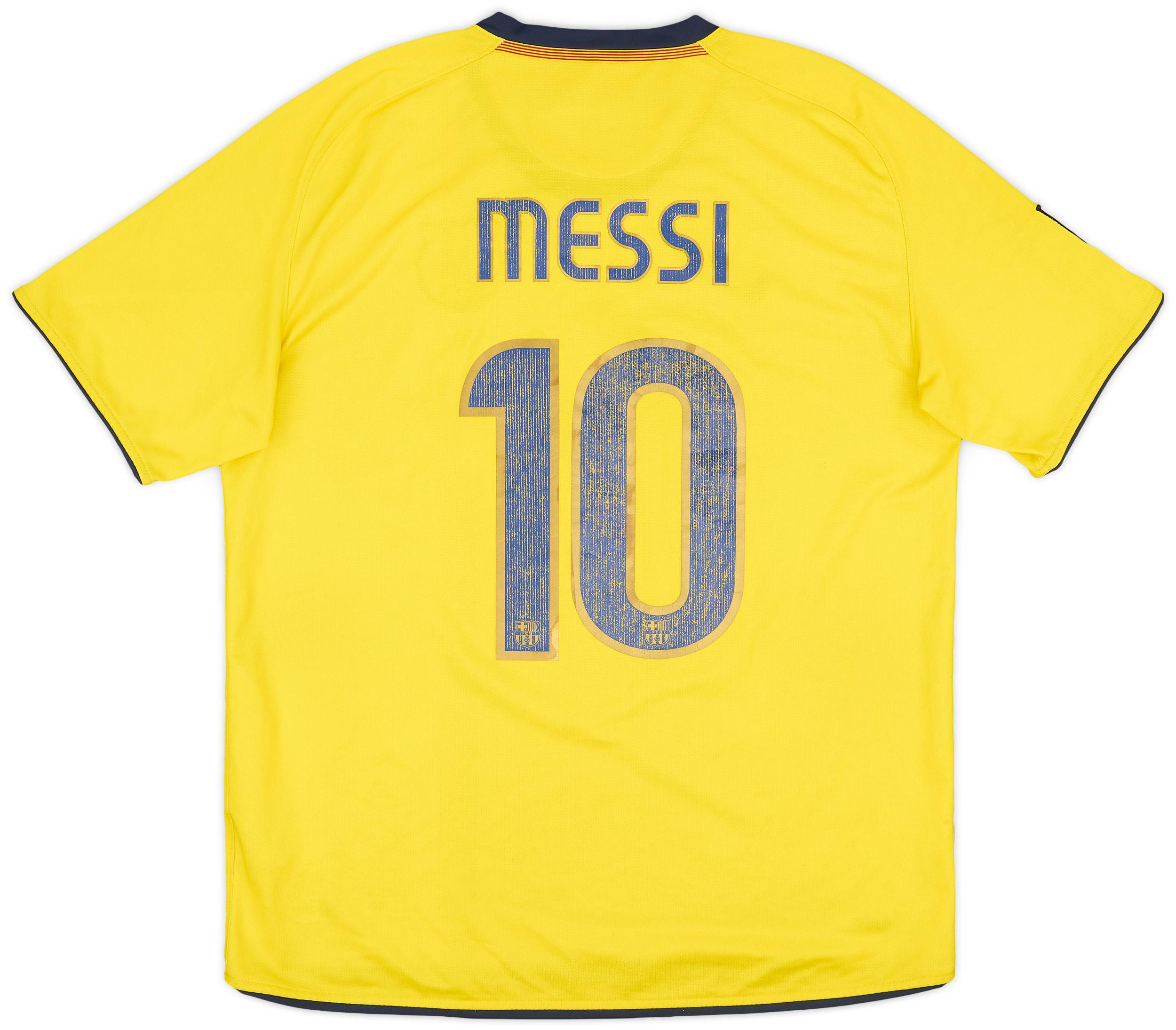 2008-10 Barcelona Away Shirt Messi #10 - 5/10 - (L)