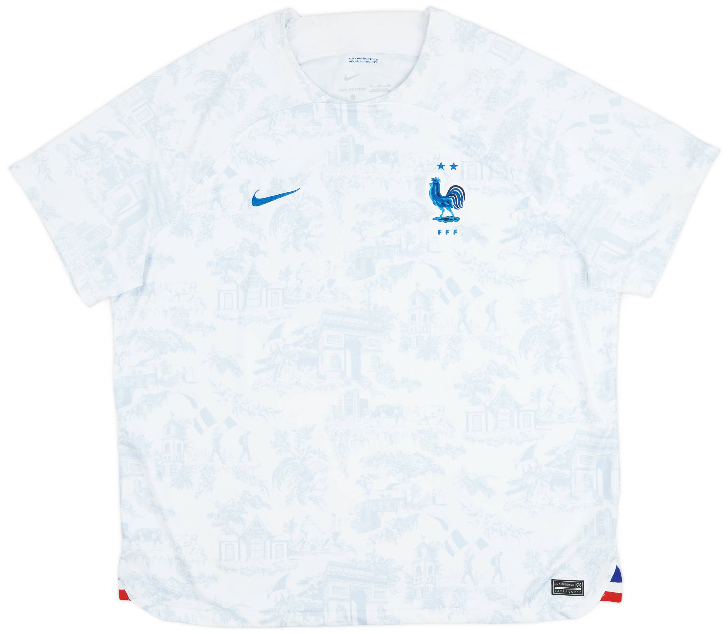 2022-23 France Away Shirt - 9/10 - (3XL)