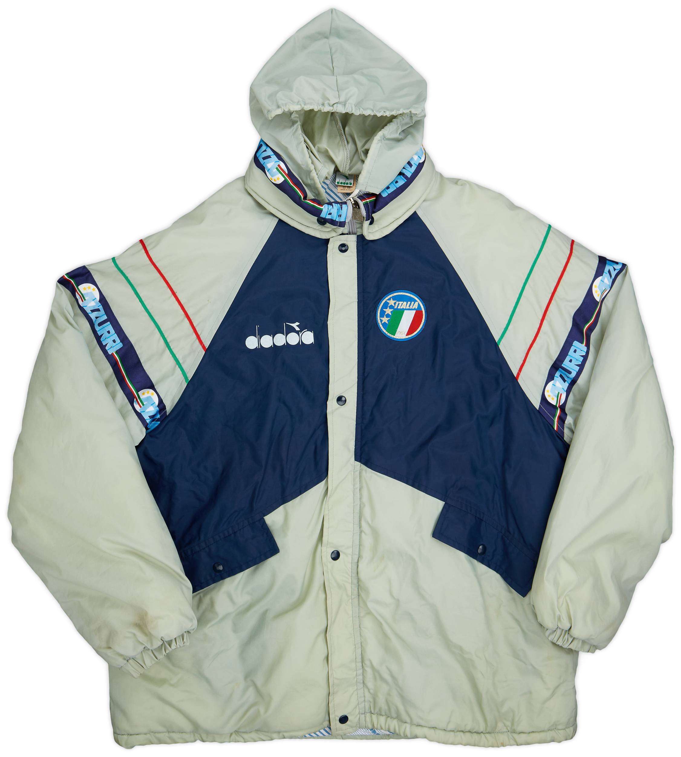 1986 Italy Diadora Padded Bench Coat - 8/10 - (XL)