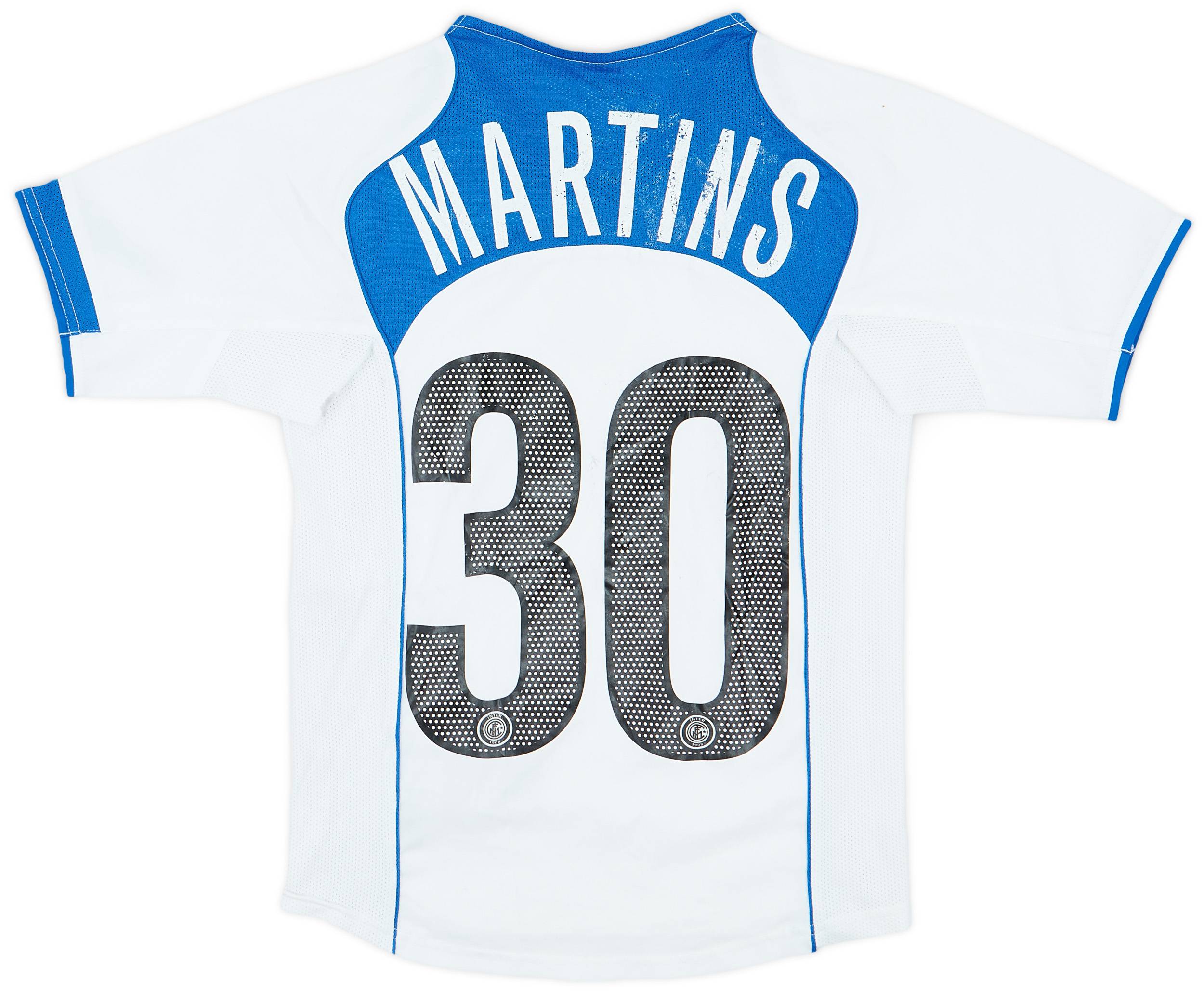 2004-05 Inter Milan Away Shirt Martins #30 - 7/10 - (S.Boys)