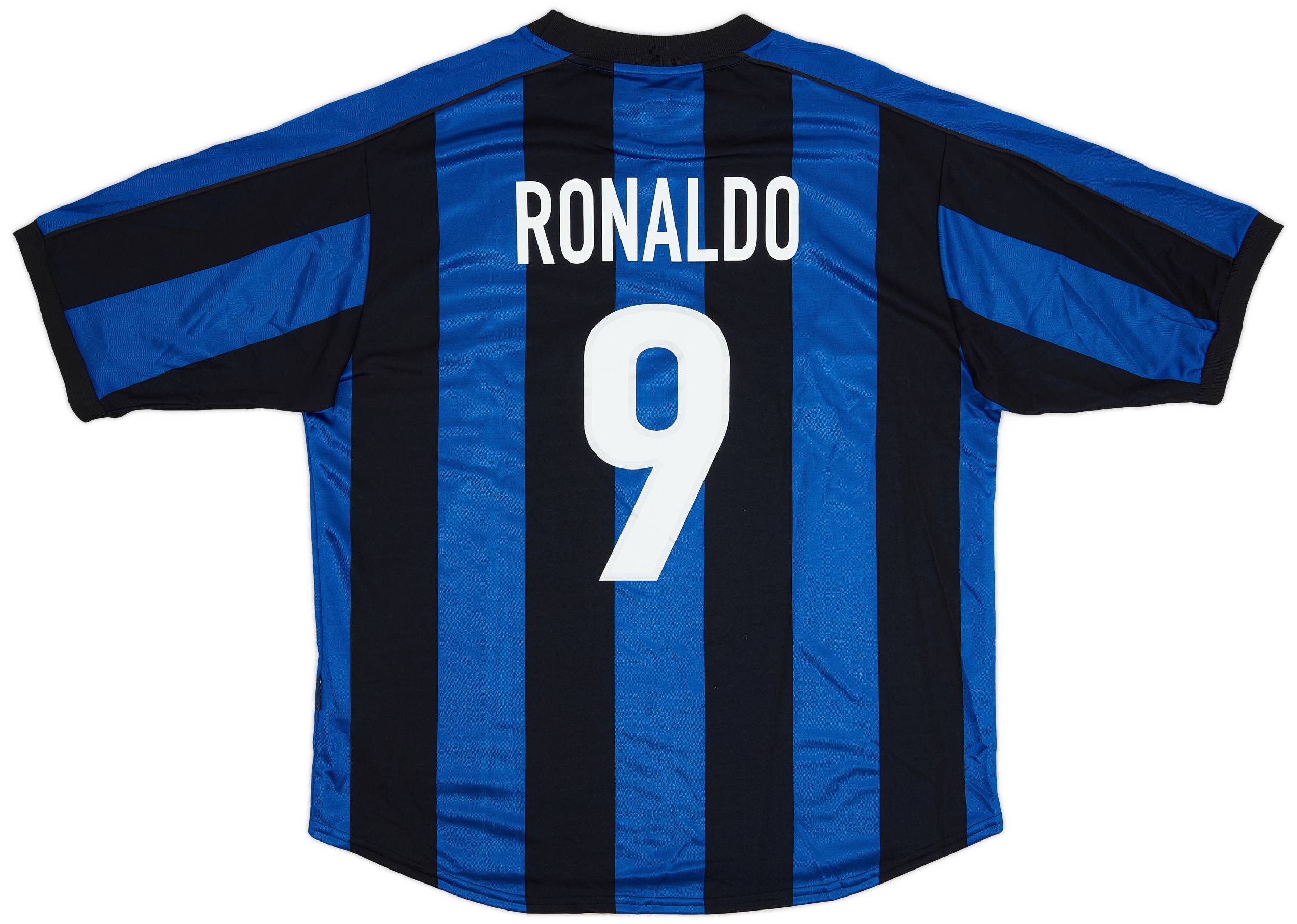 1999 00 Inter Milan Home Shirt Ronaldo 9 XL