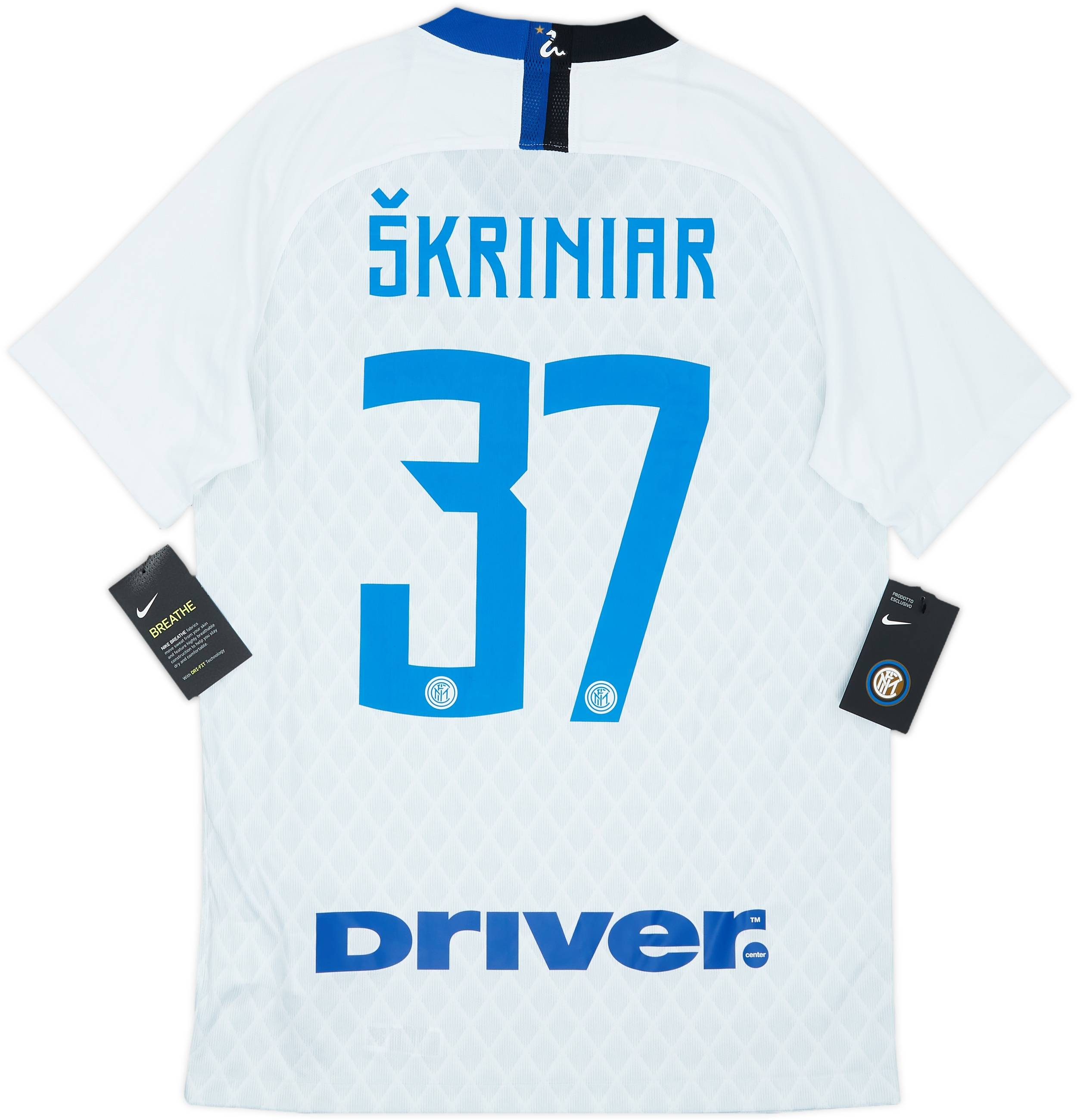 2018-19 Inter Milan Away Shirt Skriniar #37 (S)