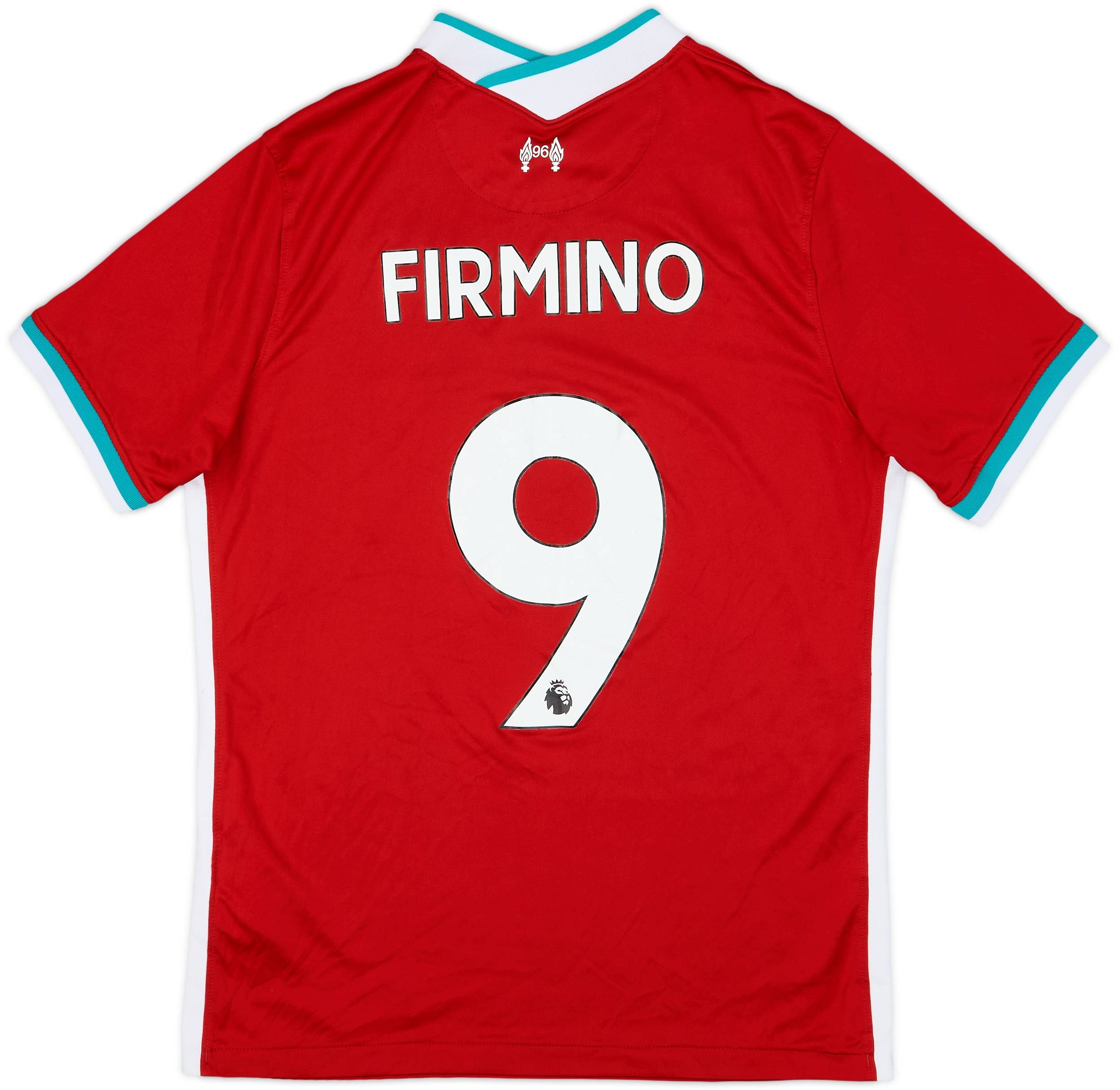 リバプール Firmino 9番 シャツ Mサイズ 2020-21 Liverpool Home Shirt Firmino #9 - 6/10 - (M)
