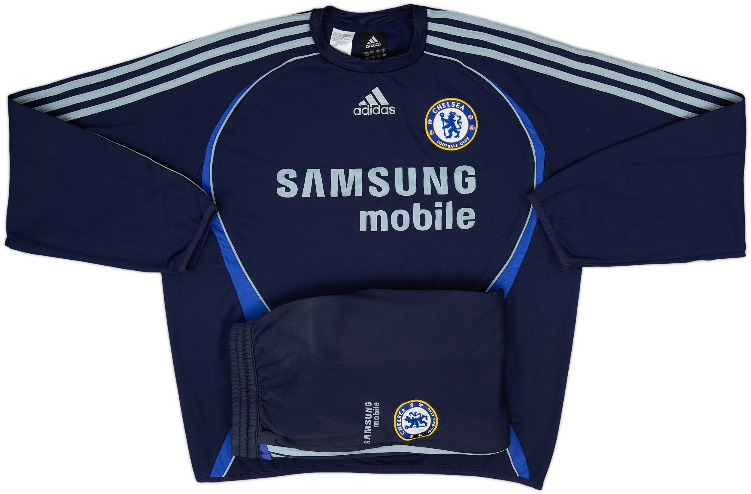 2006-07 Chelsea adidas Full Tracksuit - 6/10 - (M)