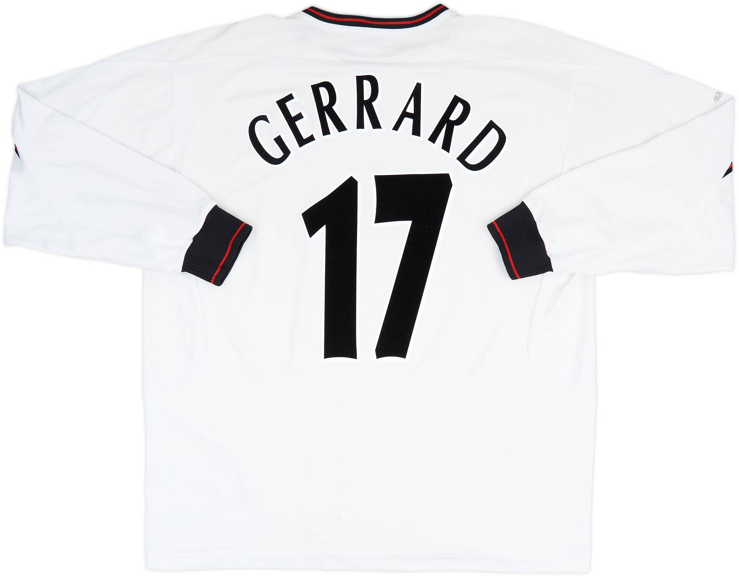 2003-04 Liverpool Away Shirt Gerrard #17 - 8/10 - (XL)