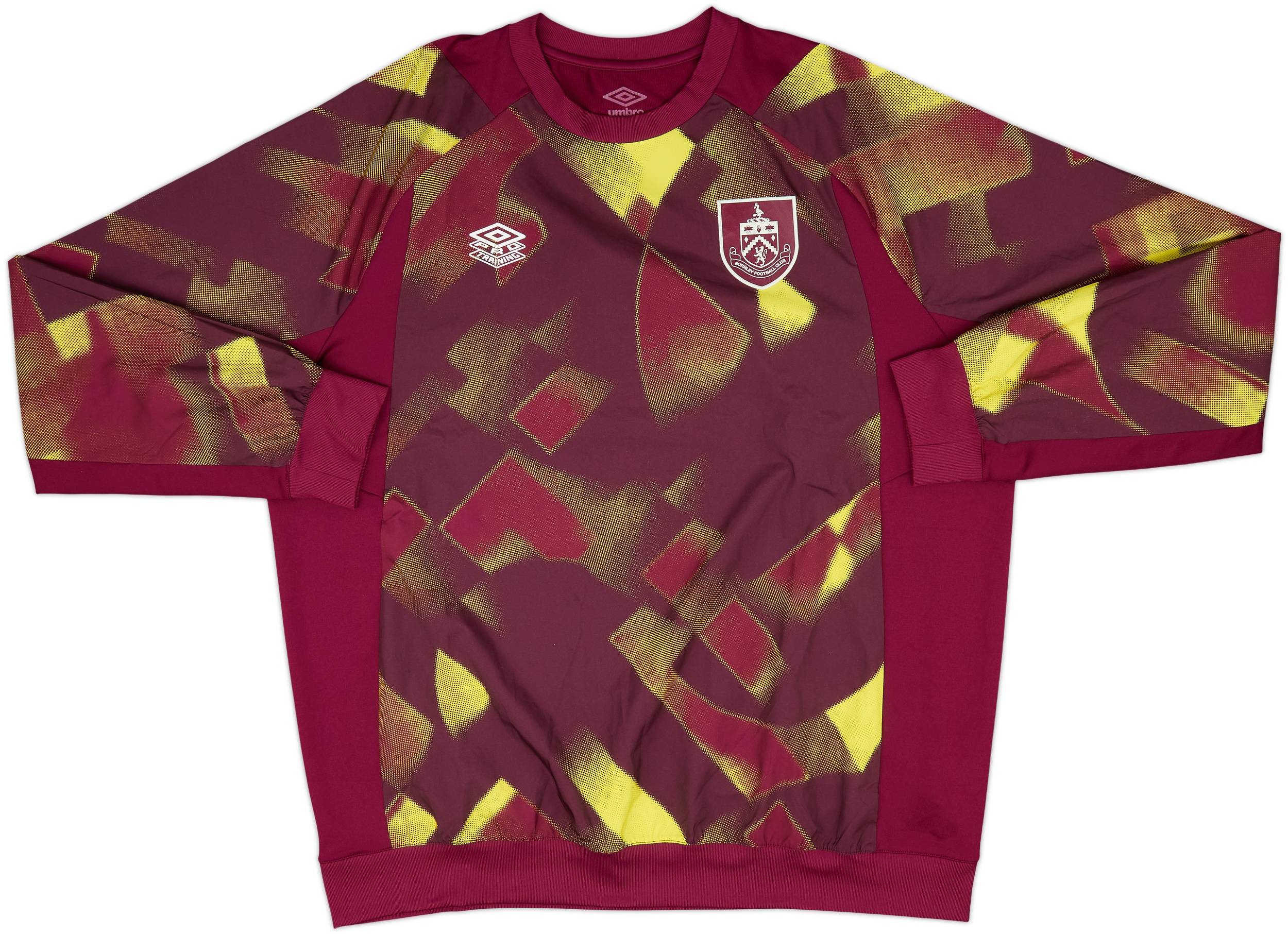 2021-22 Burnley Umbro Drill Top - 10/10 - (XXL)