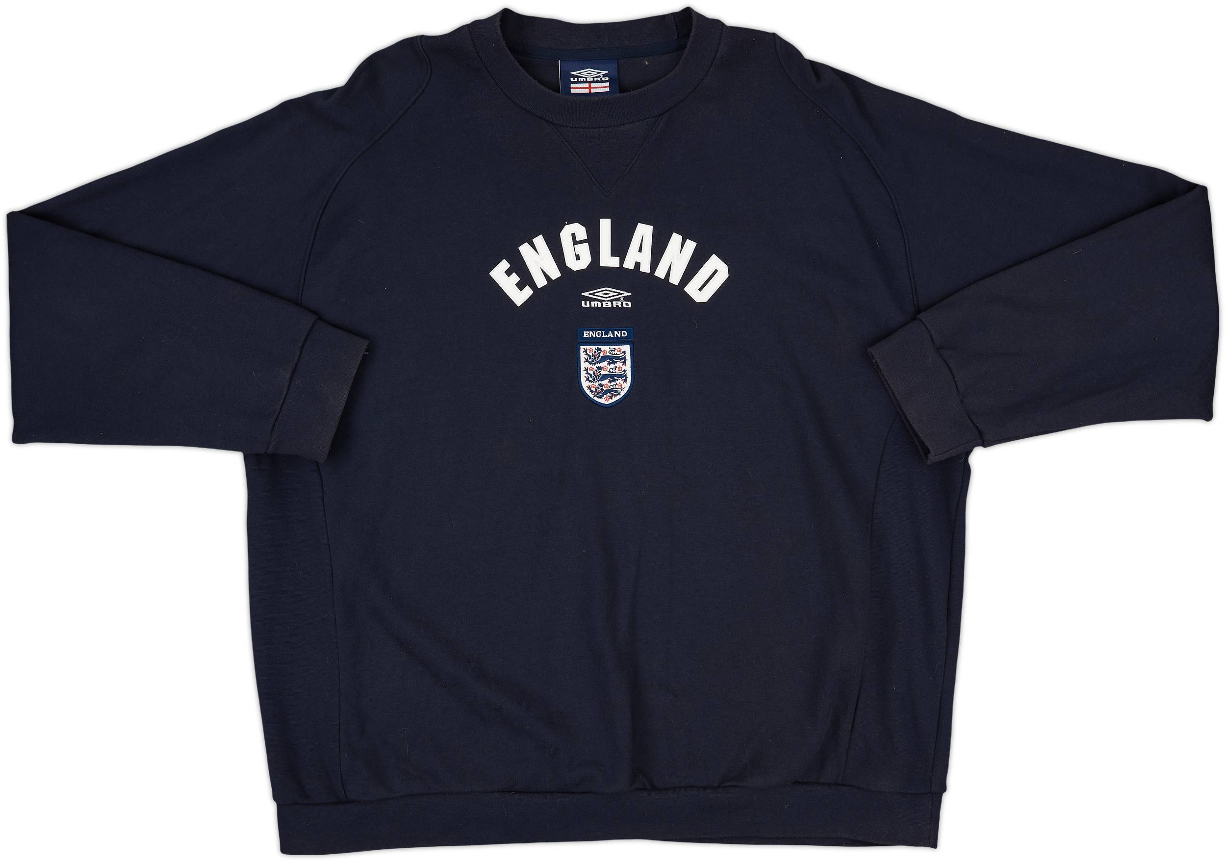2000-02 England Umbro Sweat Top - 8/10 - (XXL)