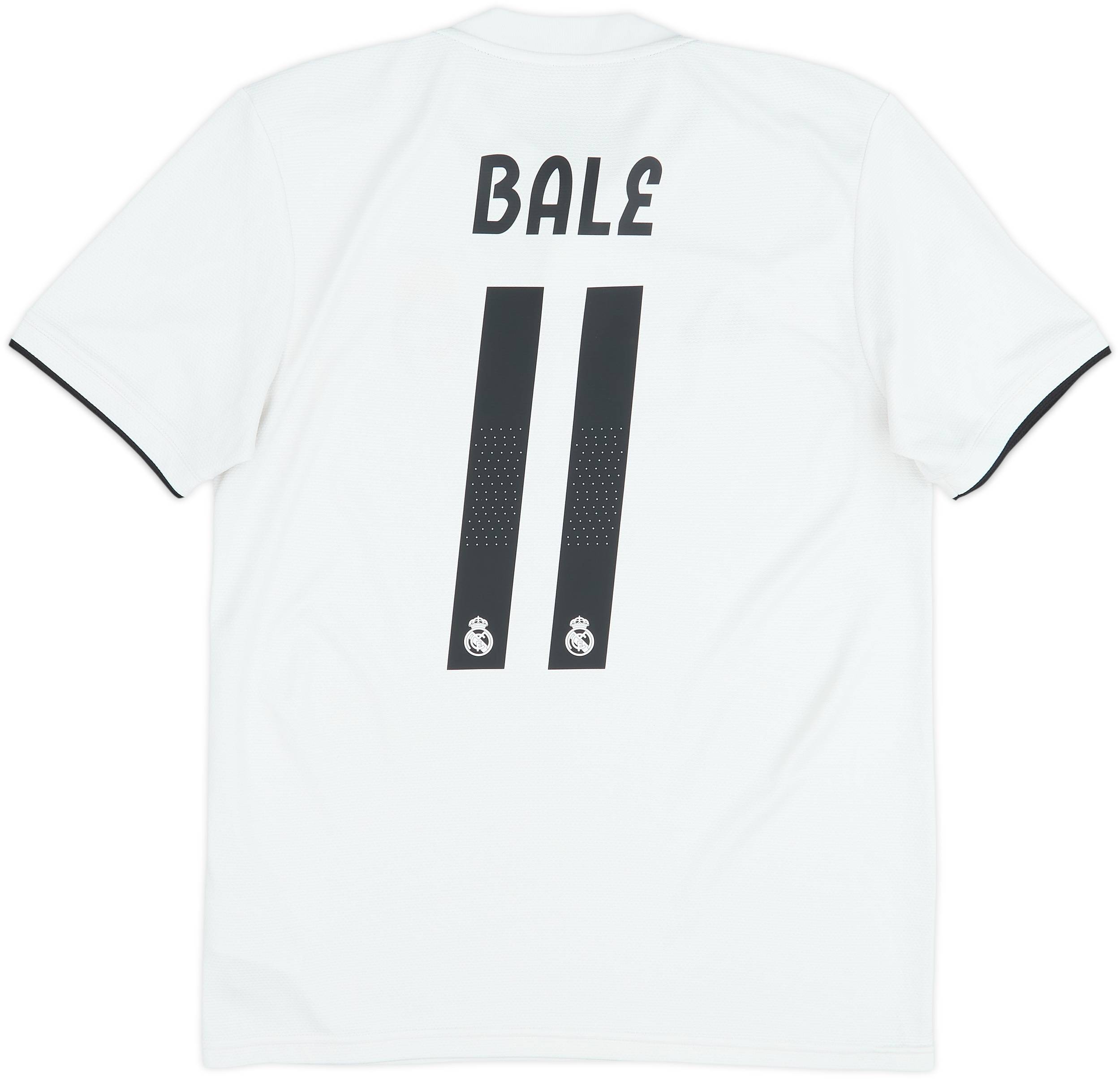 2018-19 Real Madrid Home Shirt Bale #11 - 7/10 - (S)