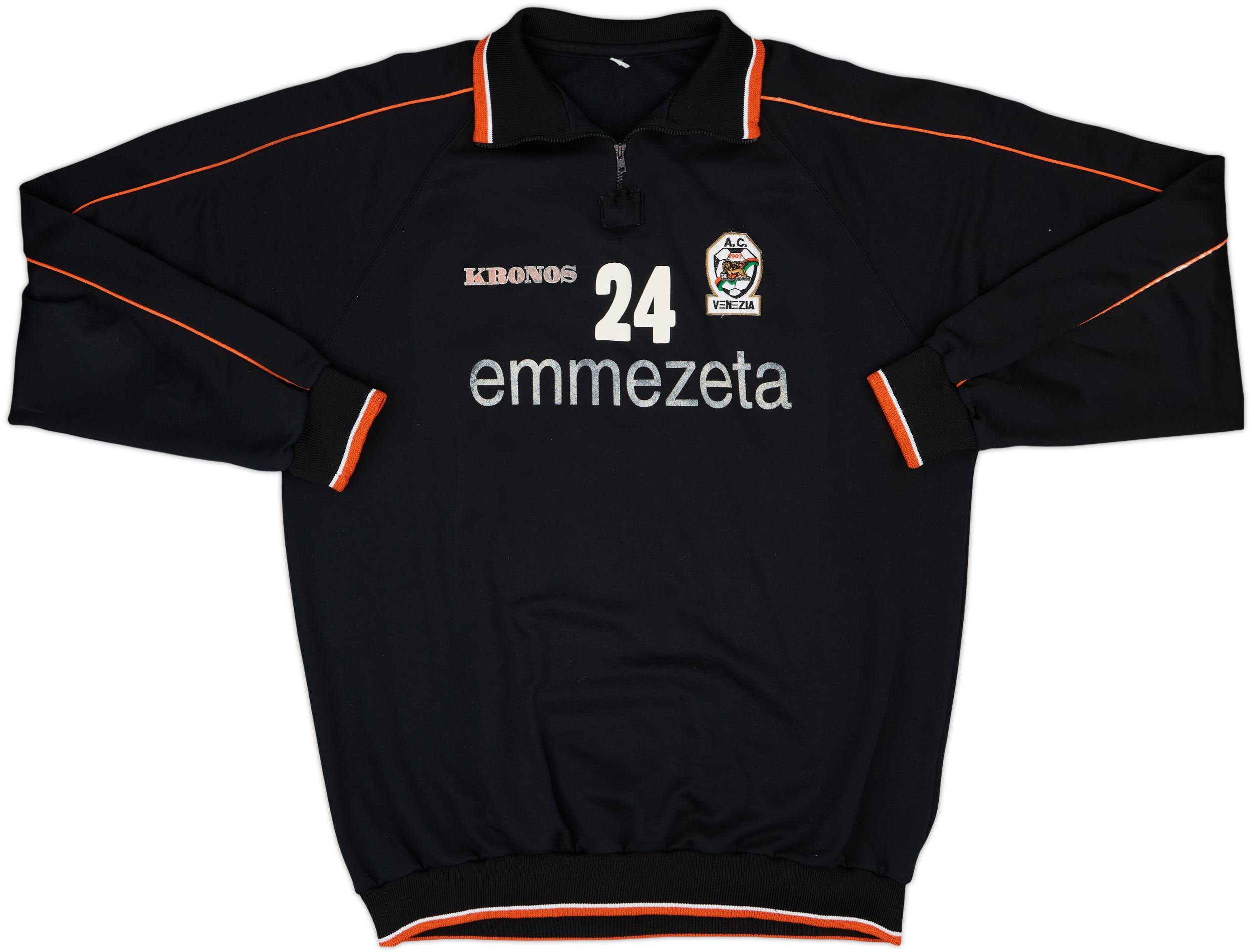 1999-00 Venezia Player Issue Kronos 1/4 Zip Drill Top #24 - 5/10 - (XL)
