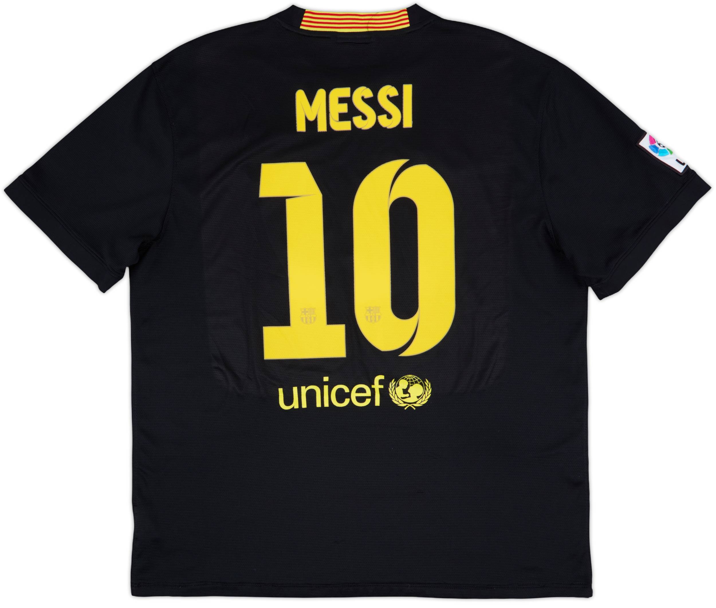 2013-14 Barcelona Third Shirt Messi #10 - 7/10 - (XL)