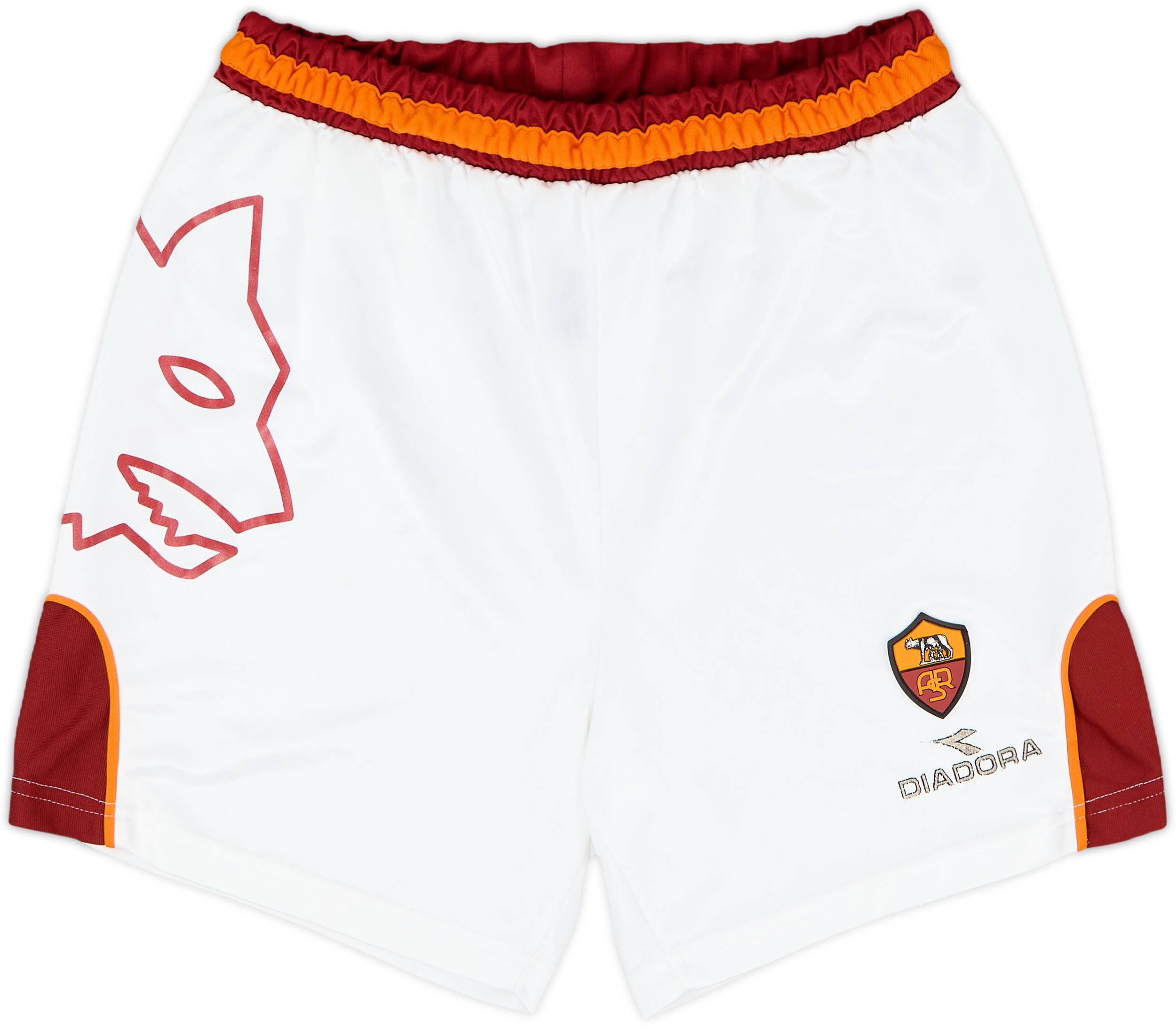 2003-04 Roma Diadora Training Shorts 7/10 (M)
