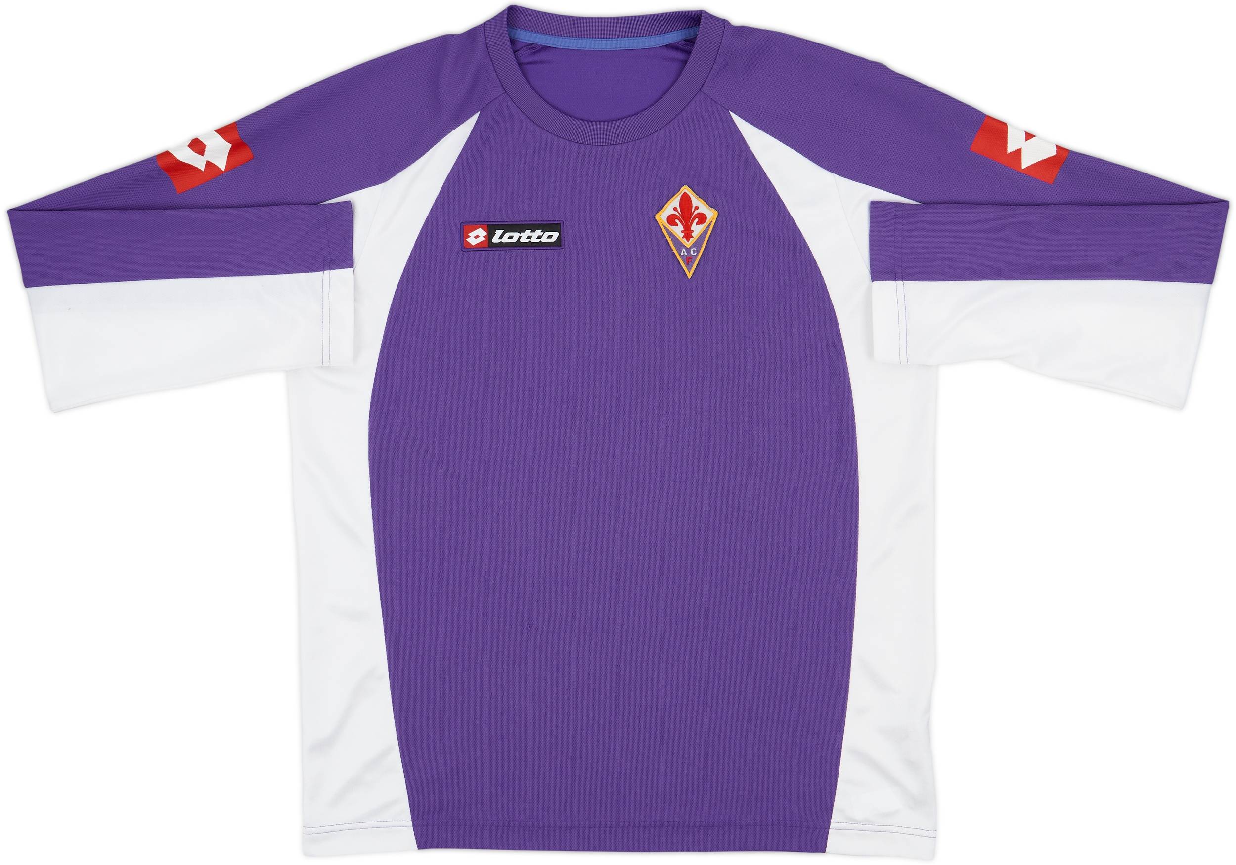 2008-09 Fiorentina Lotto Training L/S Shirt - 8/10 - (L)