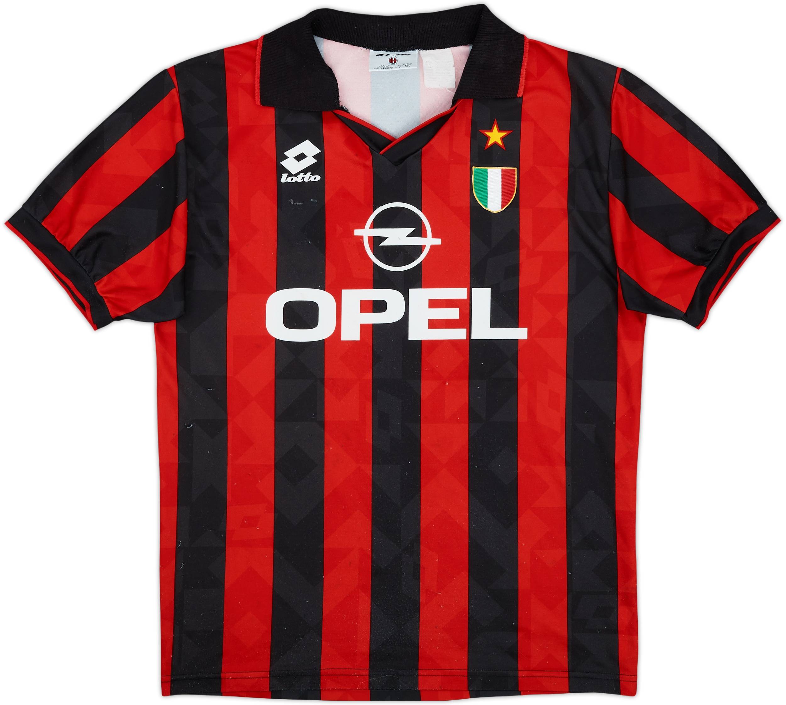 1994-95 AC Milan Home Shirt - 4/10 - (L)