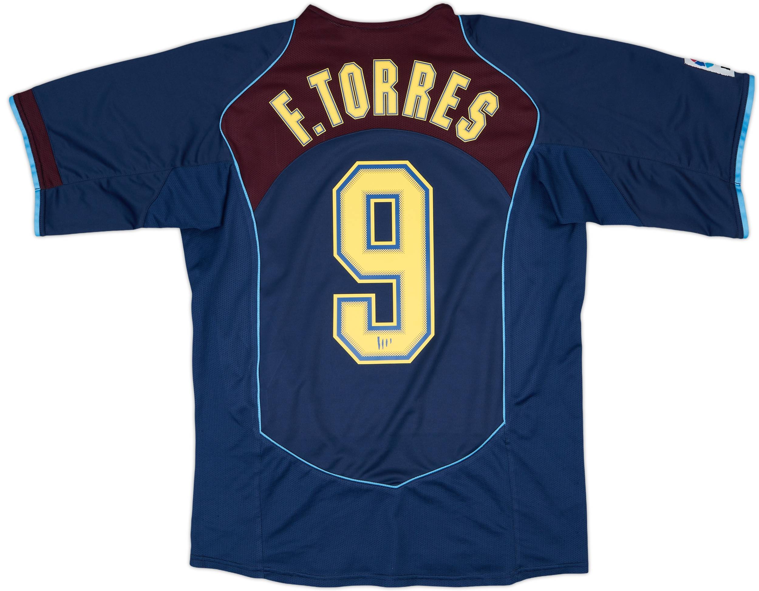 2004-05 Atletico Madrid Away Shirt Torres #9 - 8/10 - (M)