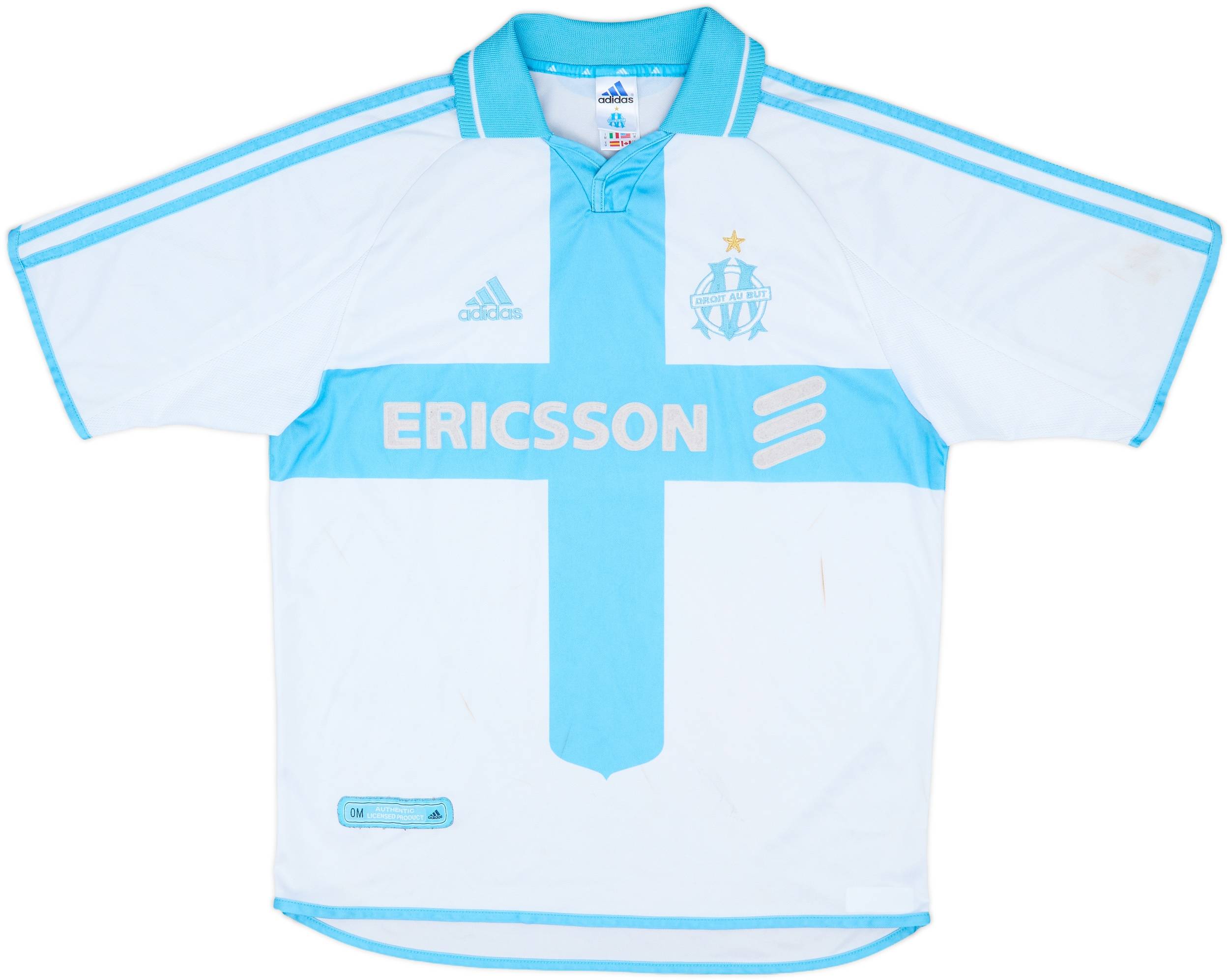 2000-01 Olympique Marseille Home Shirt - 5/10 - (M)