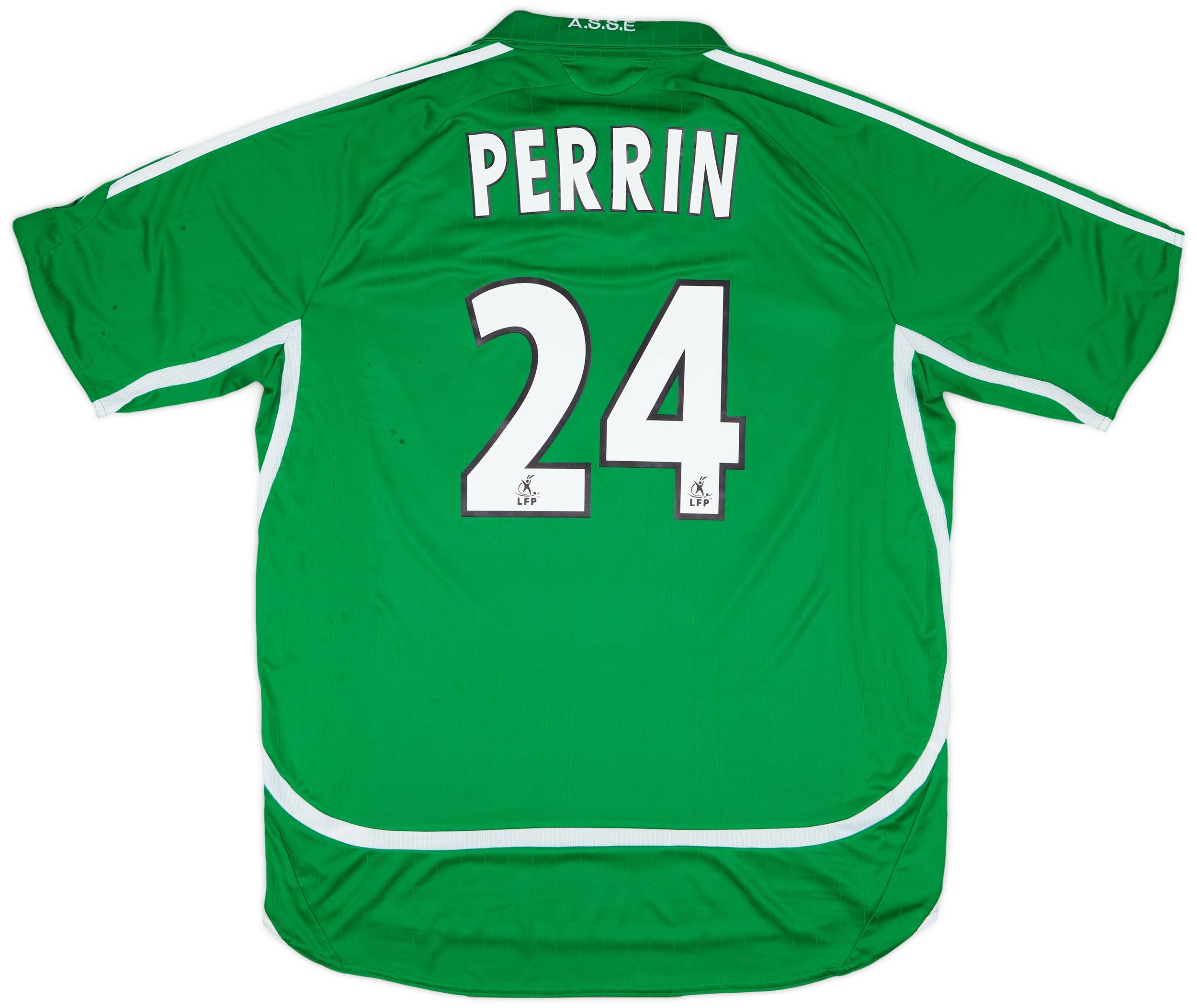 2006-07 Saint Etienne Home Shirt Perrin #24 - 6/10 - (XL)