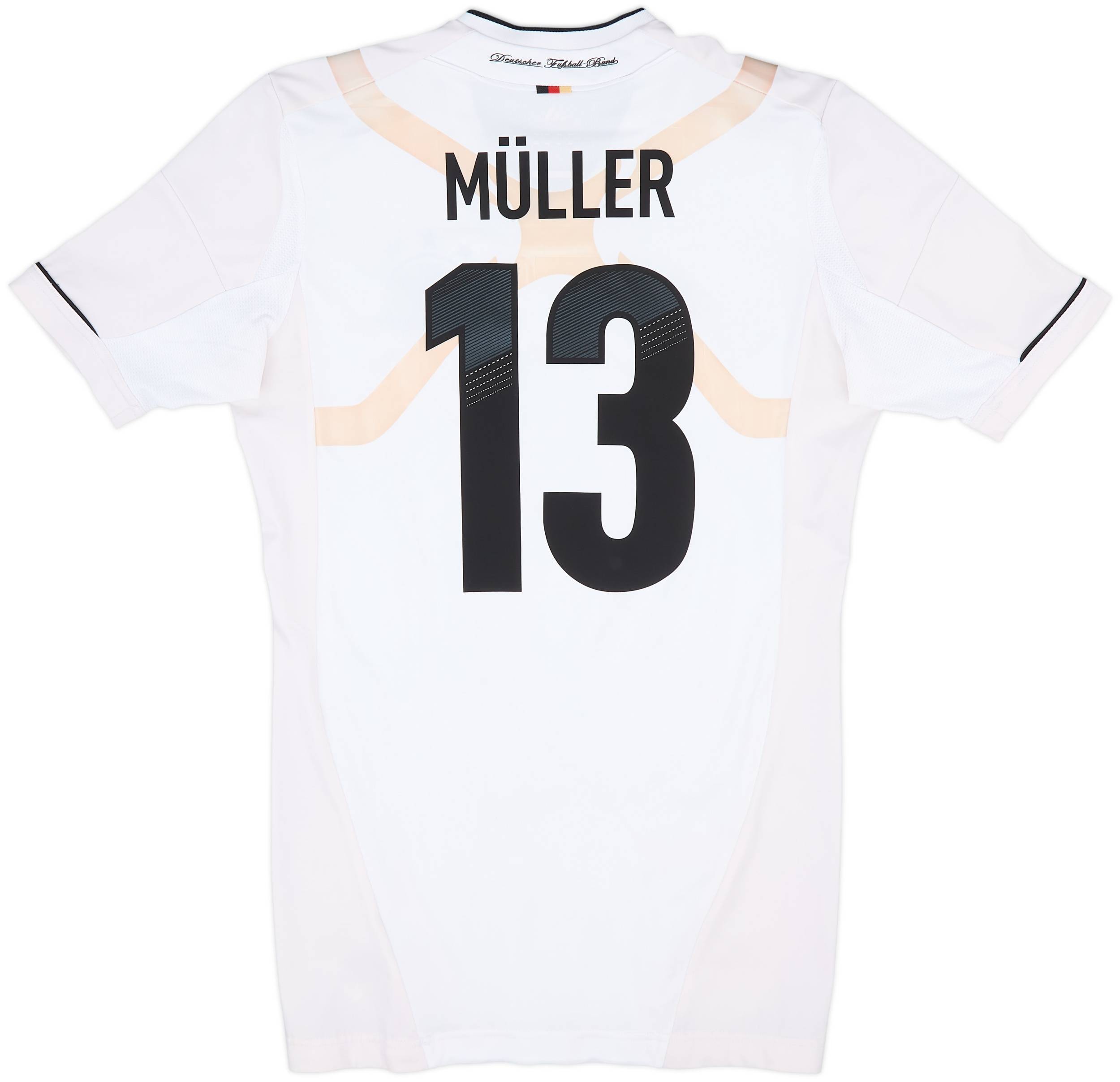 2012-13 Germany Player Issue Techfit Home Shirt Muller #13 - 5/10