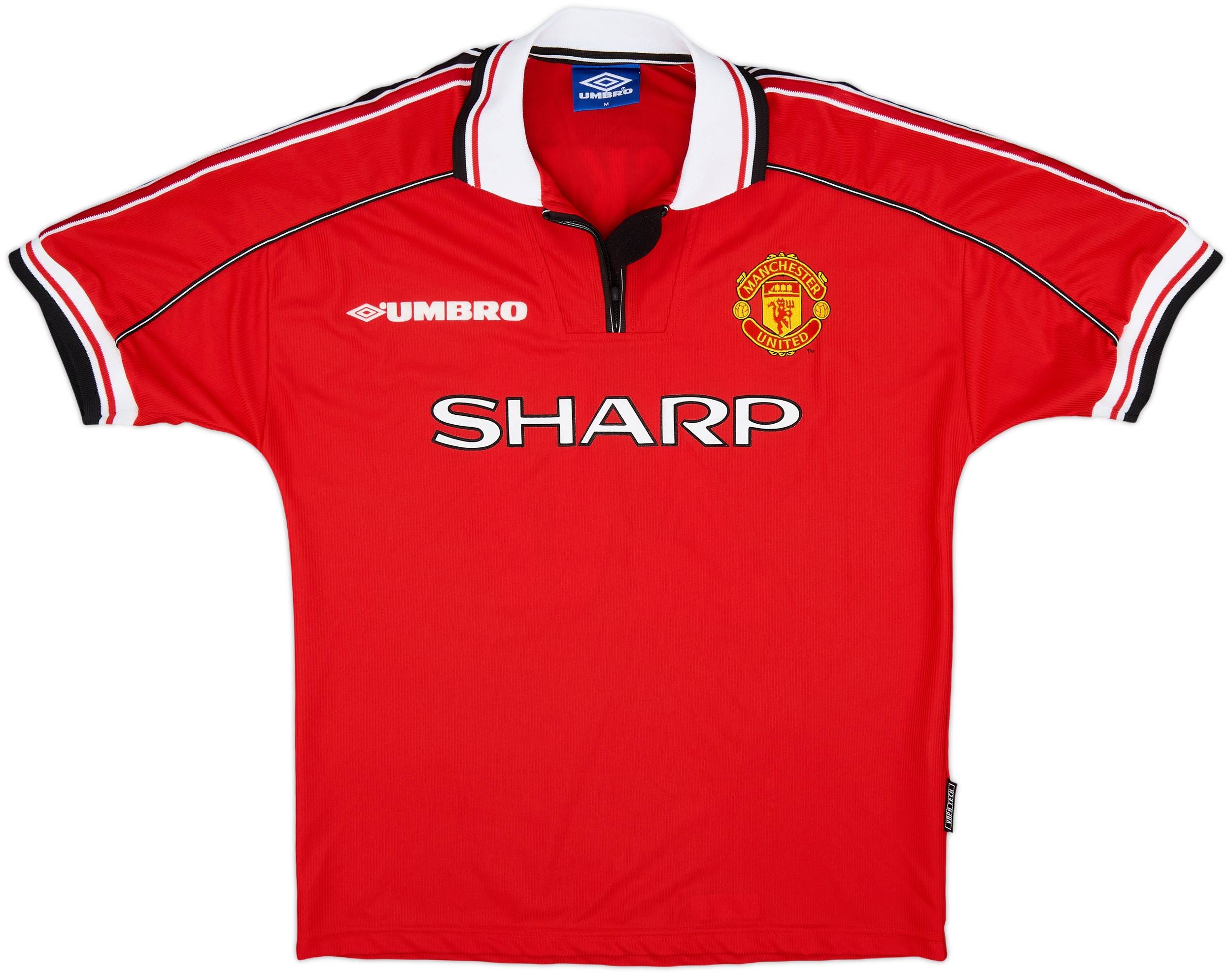 1998-00 Manchester United Home Shirt Solskjaer #20 - 9/10 - (M)