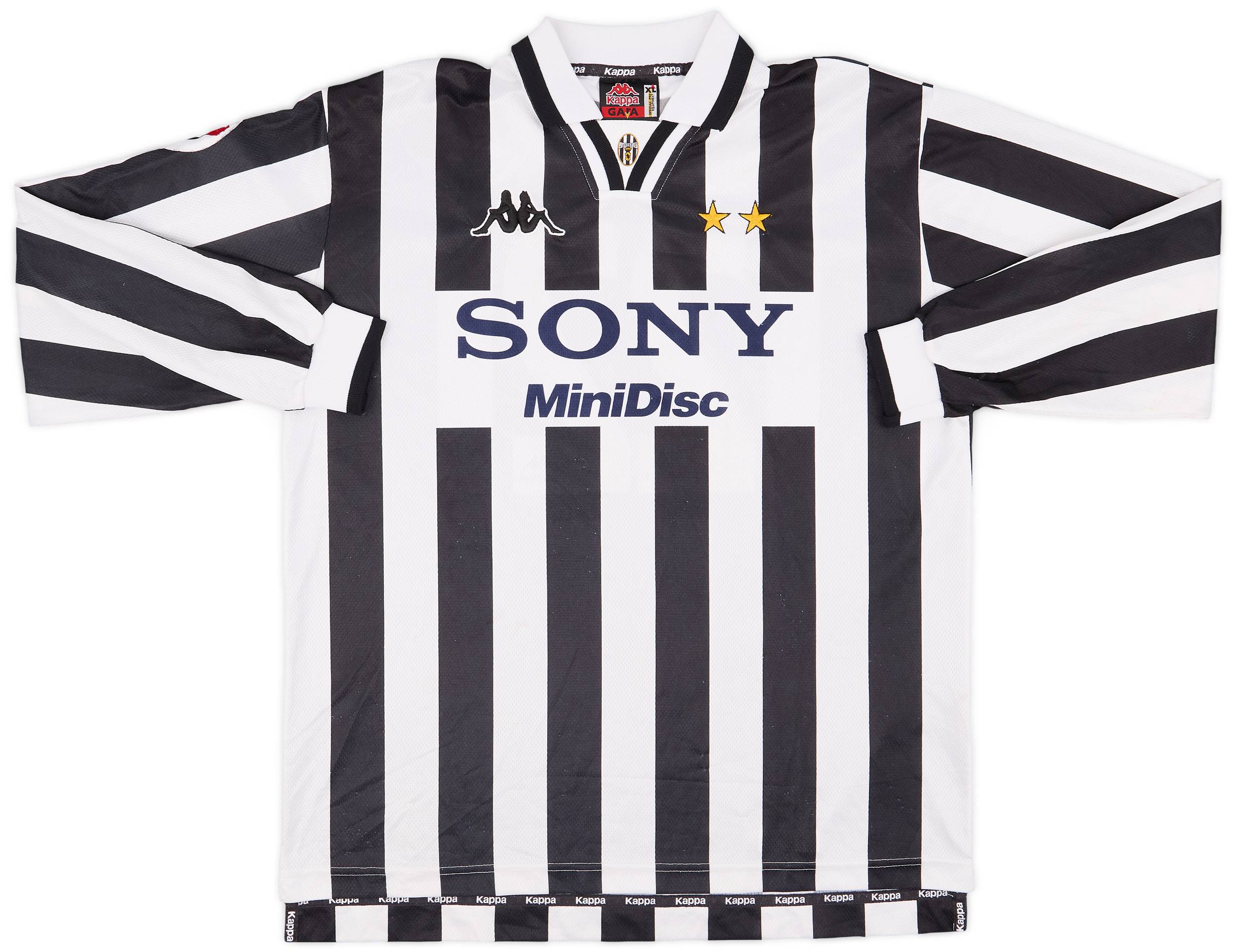 1996-97 Juventus Match Issue Home L/S Shirt #22