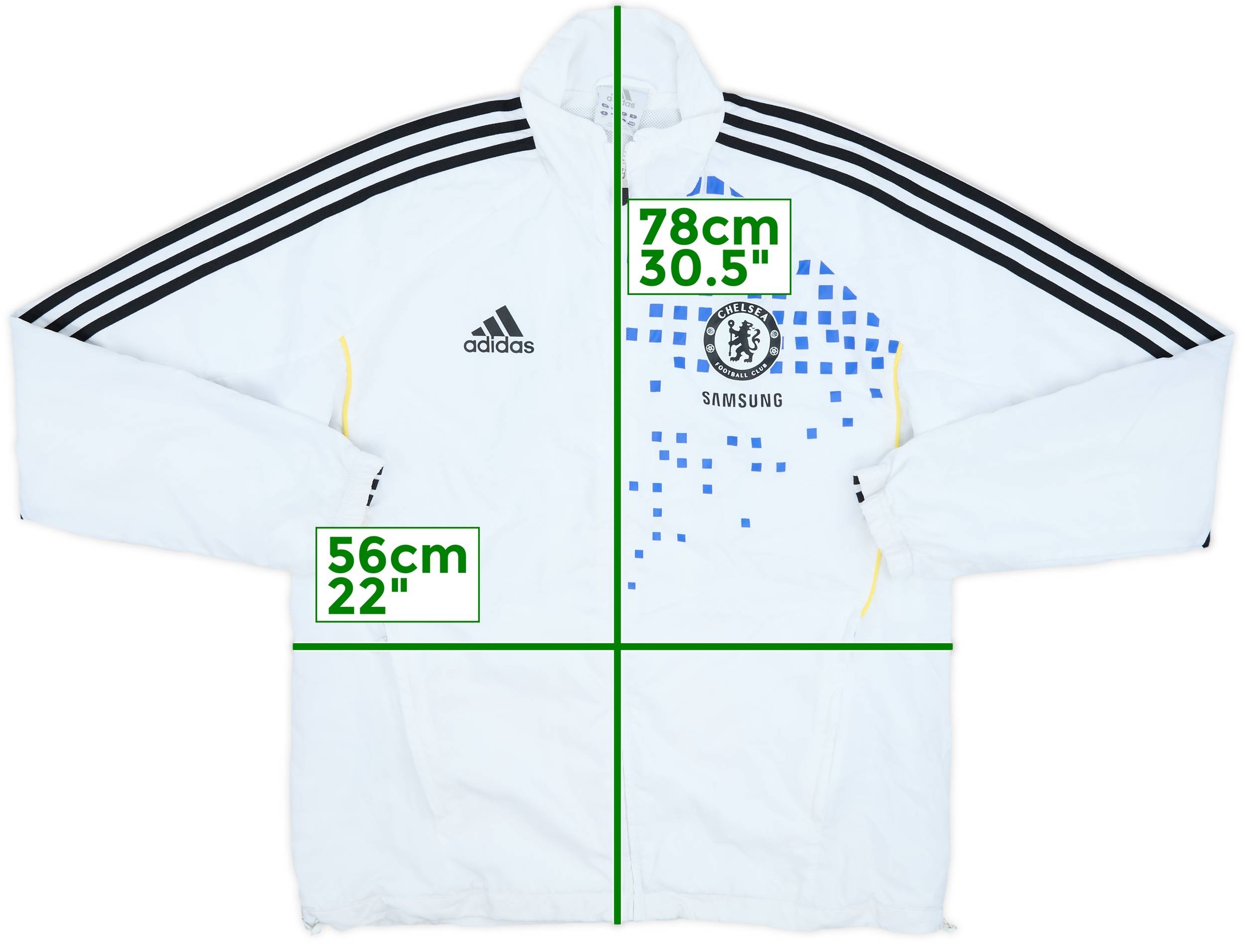 2011-12 Chelsea adidas Track Jacket - 8/10 - (M/L)