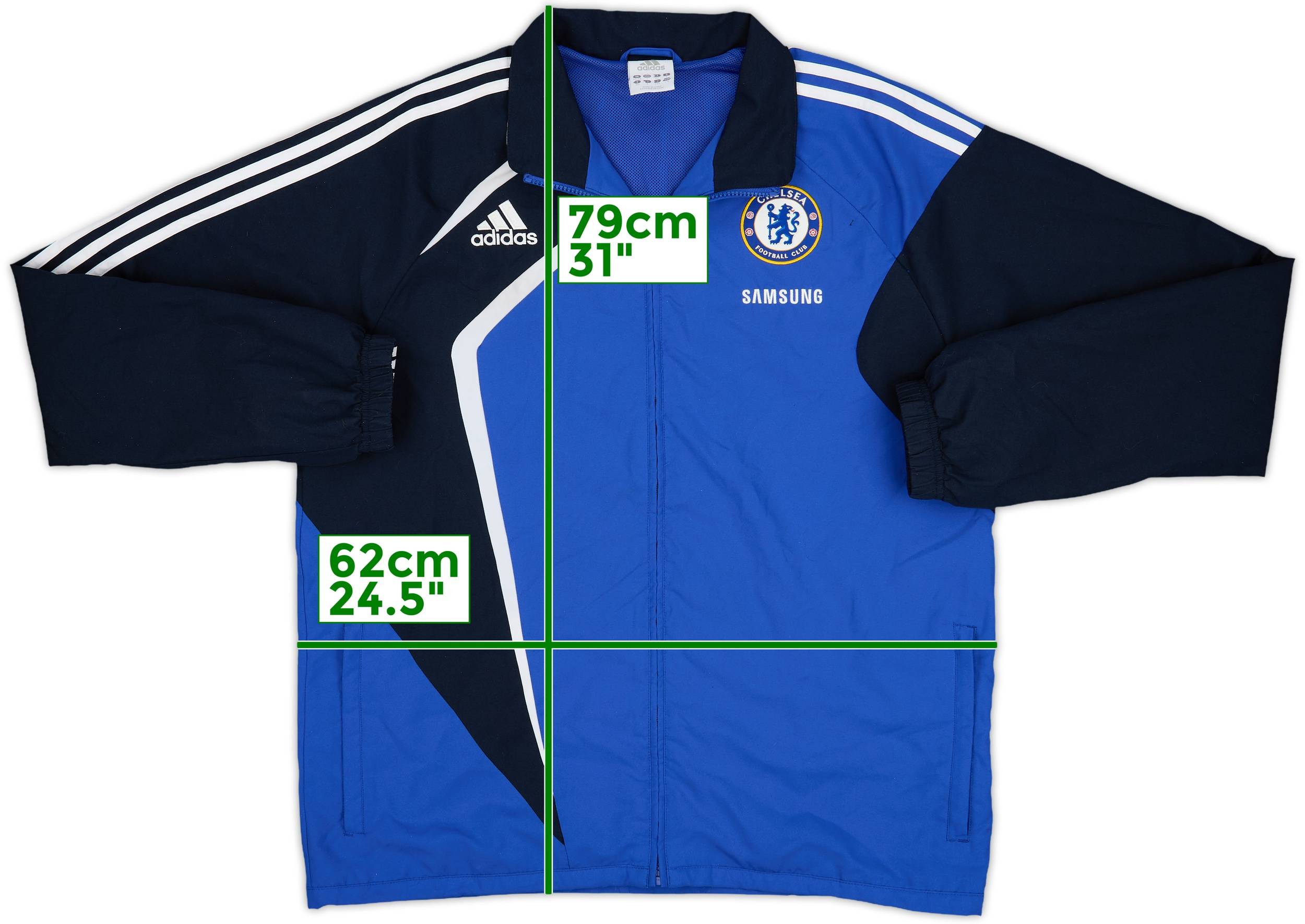 2006-07 Chelsea adidas Track Jacket - 8/10 - (L/XL)