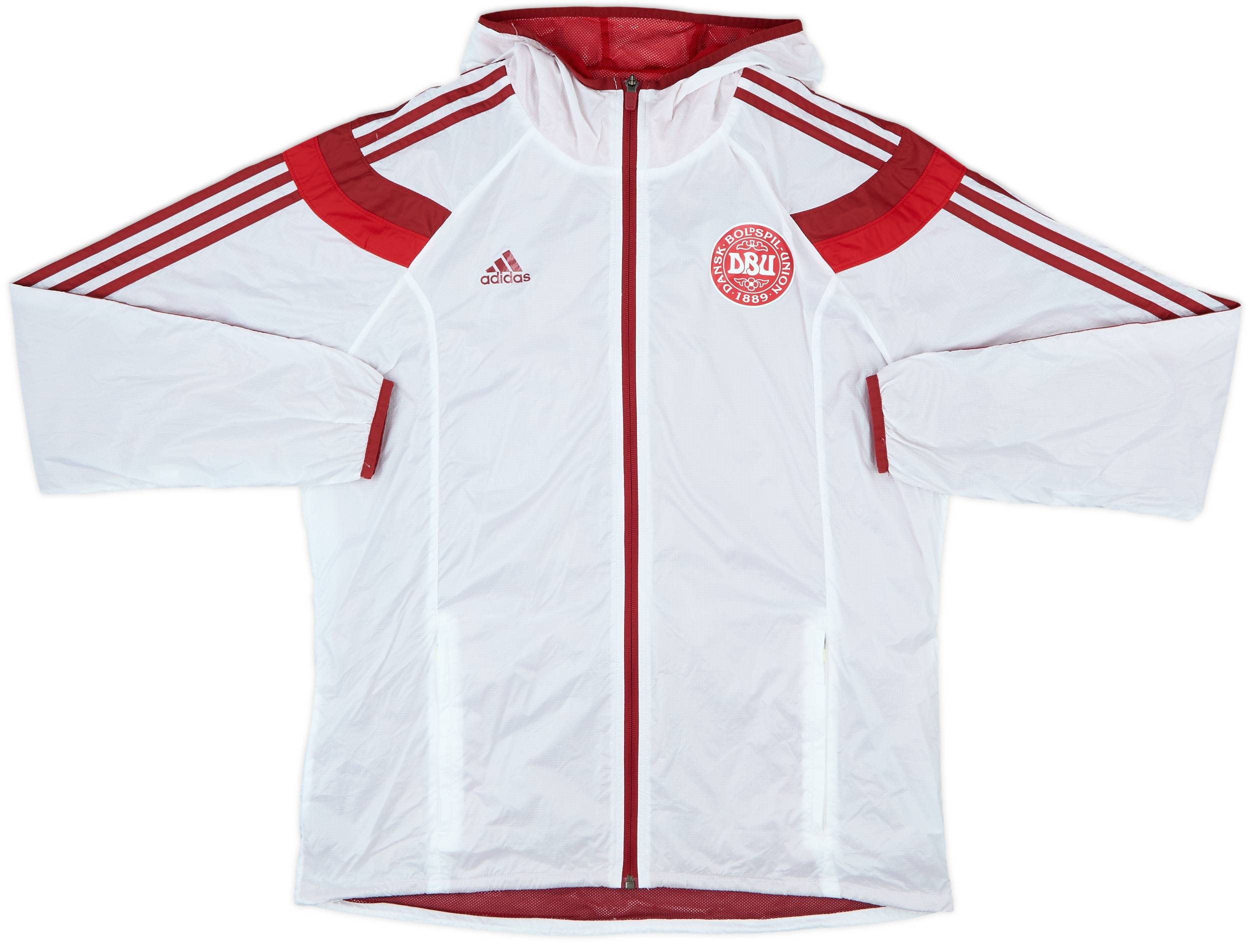 2014-16 Denmark adidas Hooded Rain Jacket 9/10 (L)