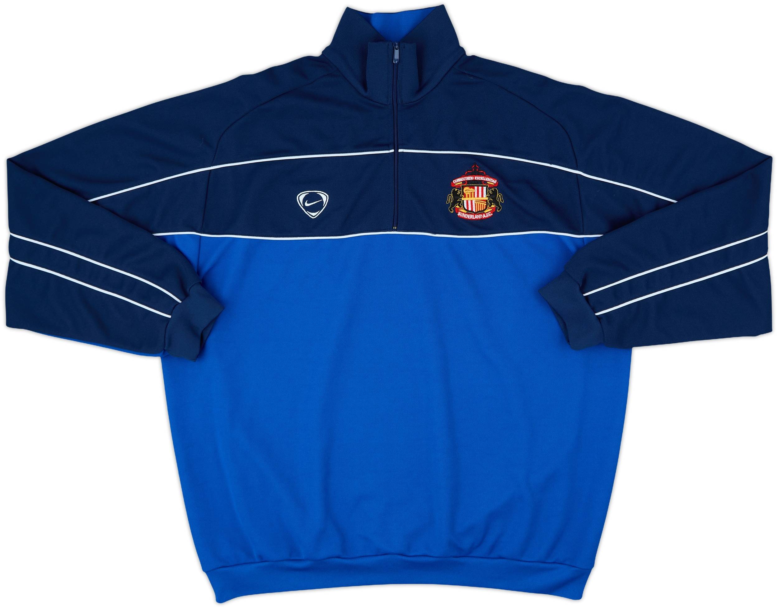 Nike Sunderland A.F.C. ジャージ 2000-01 Sunderland Nike 1/4 Zip Track Jacket - 10/10 - (XL)