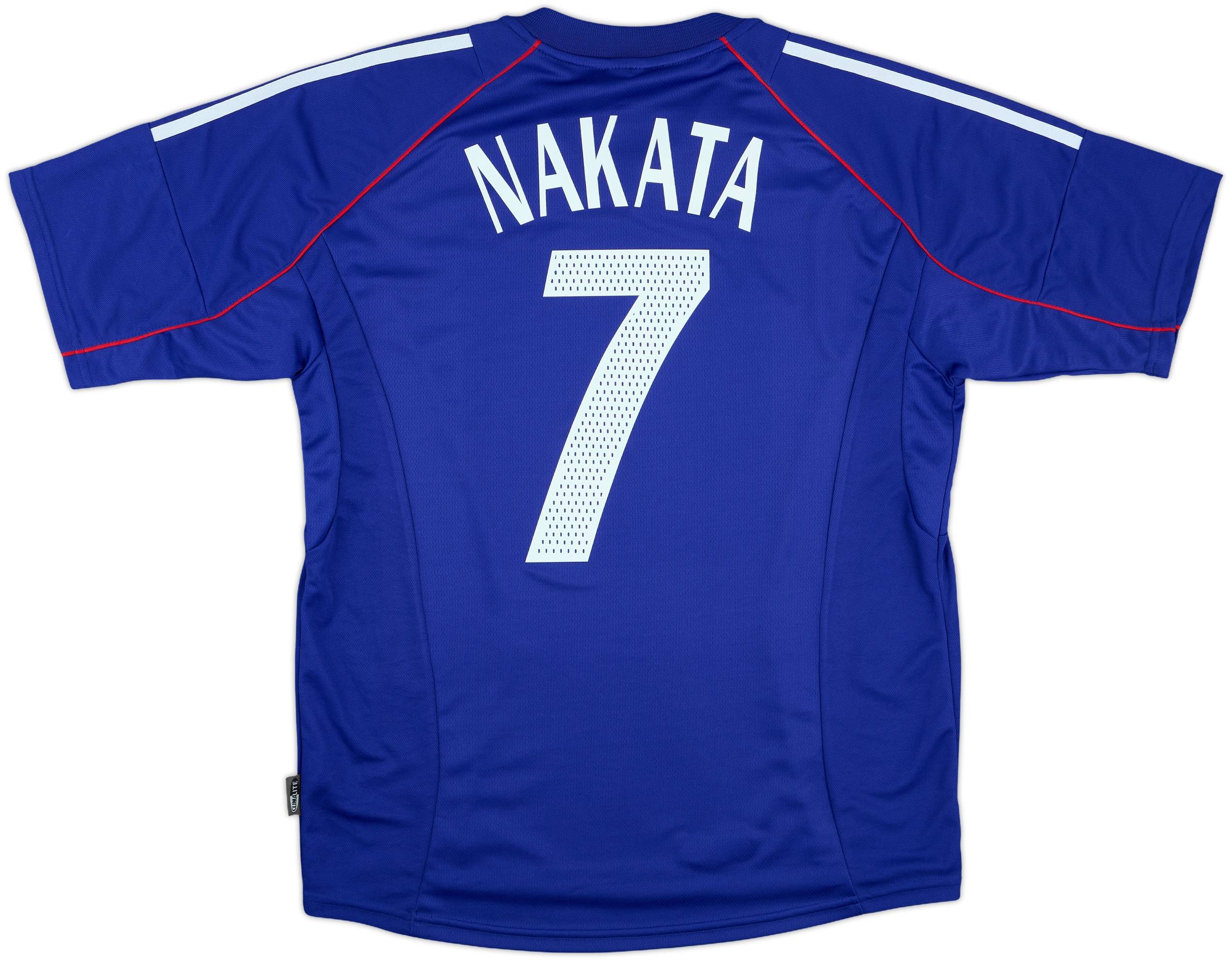 新品、未使用！2002日本代表 NAKATA 7 ワールドカップシャツ 半袖 2002-04 Japan Home Shirt Nakata #7 (M)