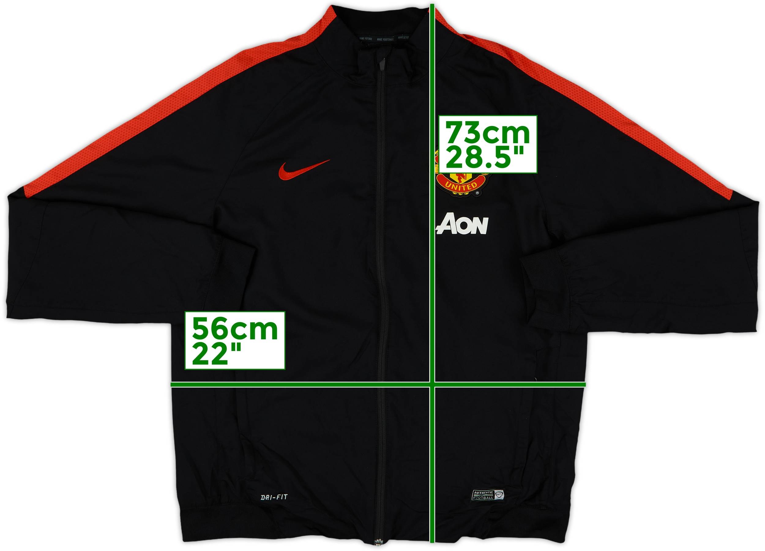 2014-15 Manchester United Nike Track Jacket - 7/10 - (L)