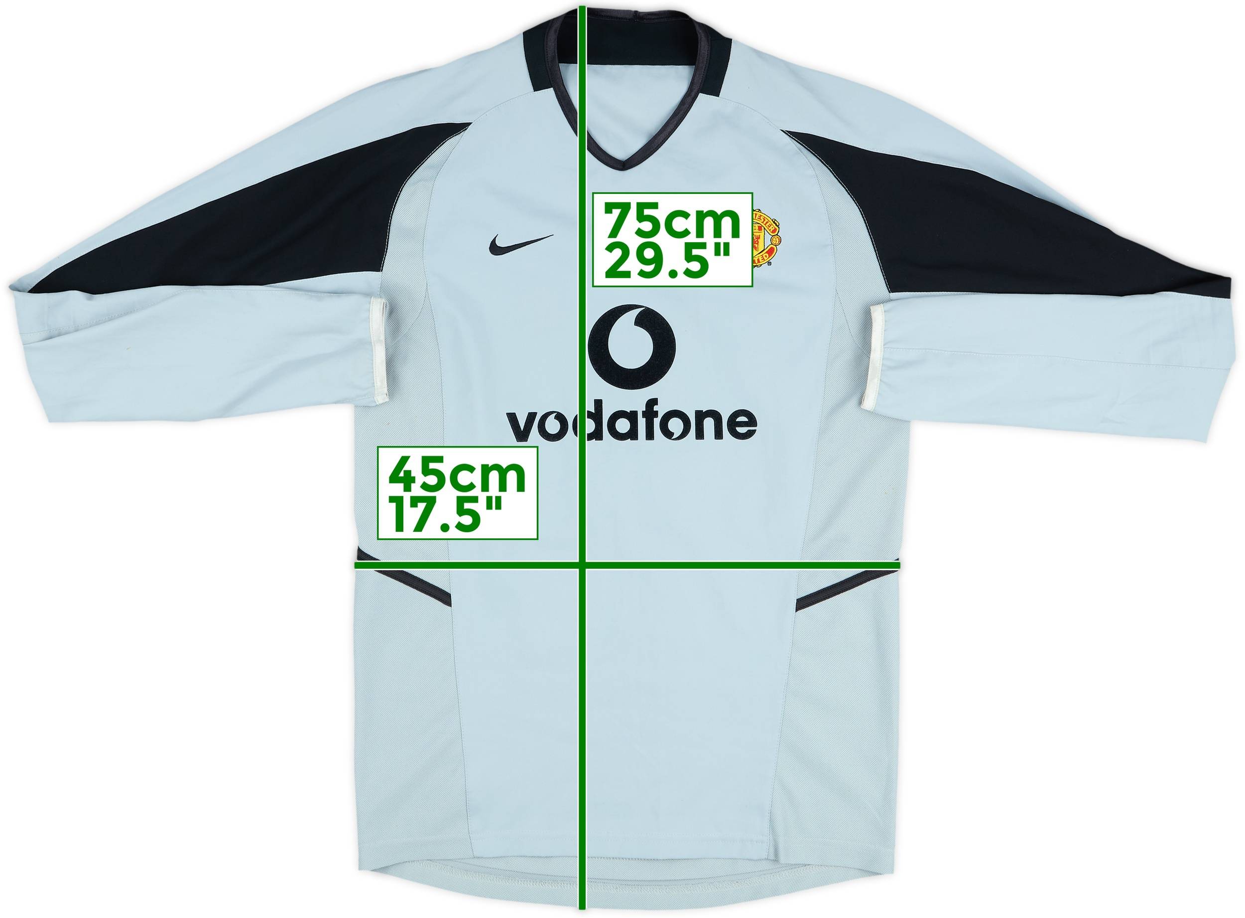 マンチェスターユナイテッド 2002/2004 ゴールキーパーユニフォーム 1番 2002-04 Manchester United GK Shirt - 6/10 - (XL.Boys)