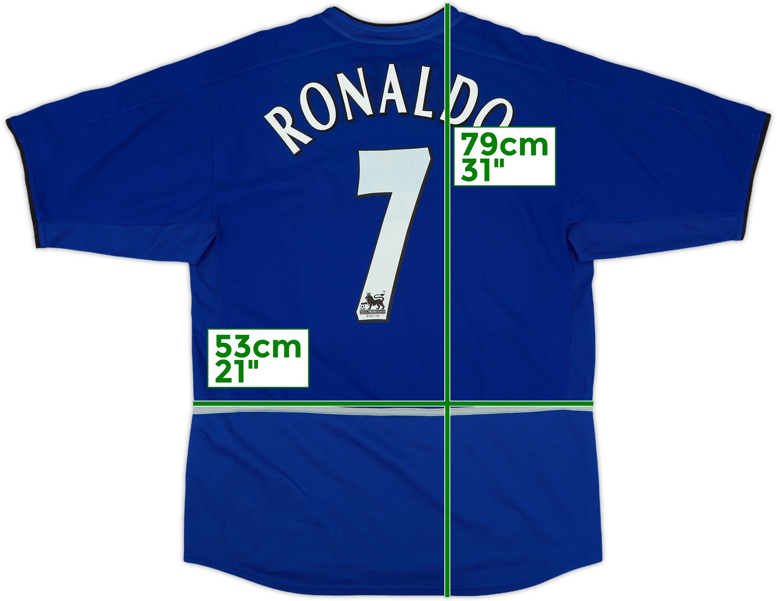 Manchester united 2002〜03 記念tシャツ 2002-03 Manchester United Third Shirt Ronaldo #7 - 5/10 - (M)