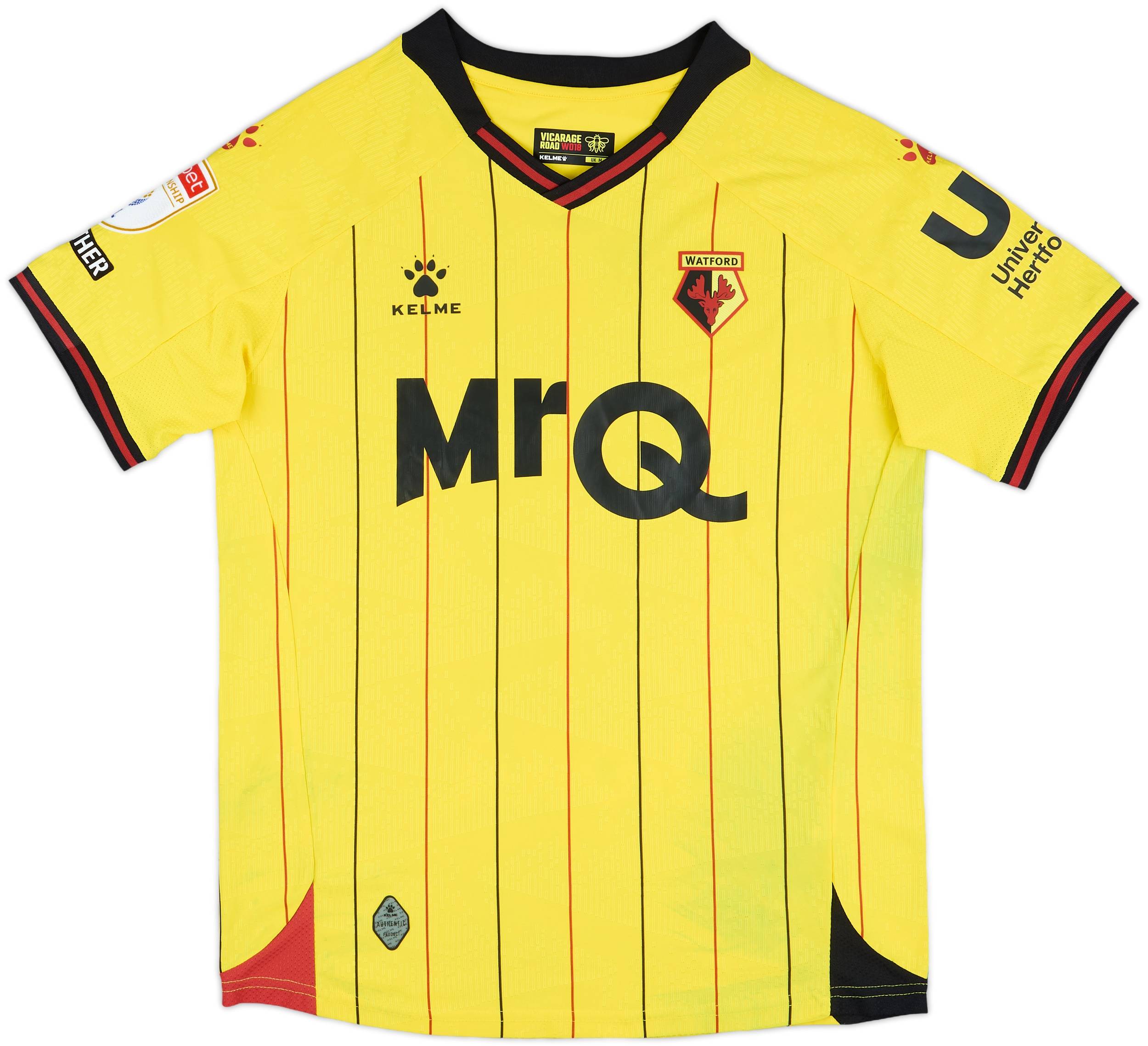 2024-25 Watford Match Issue Home Shirt Chakvetadze #8