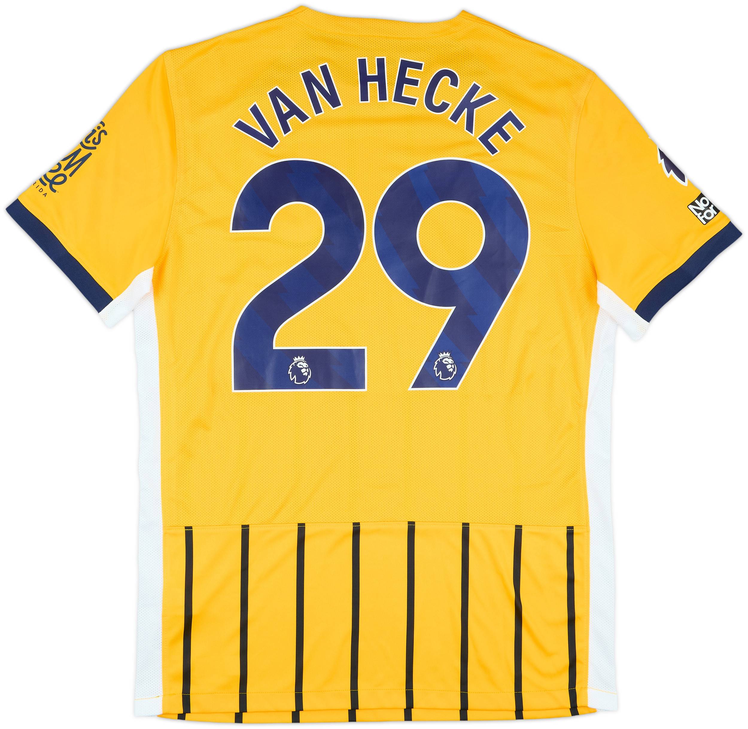 2024-25 Brighton Match Issue Away Shirt van Hecke #29