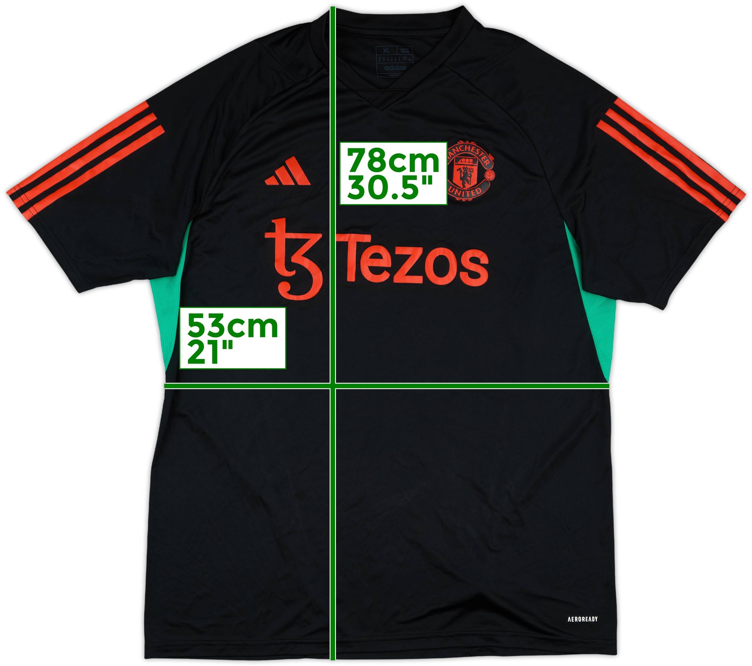 2022-23 Manchester United adidas Training Shirt - 7/10 - (XL)