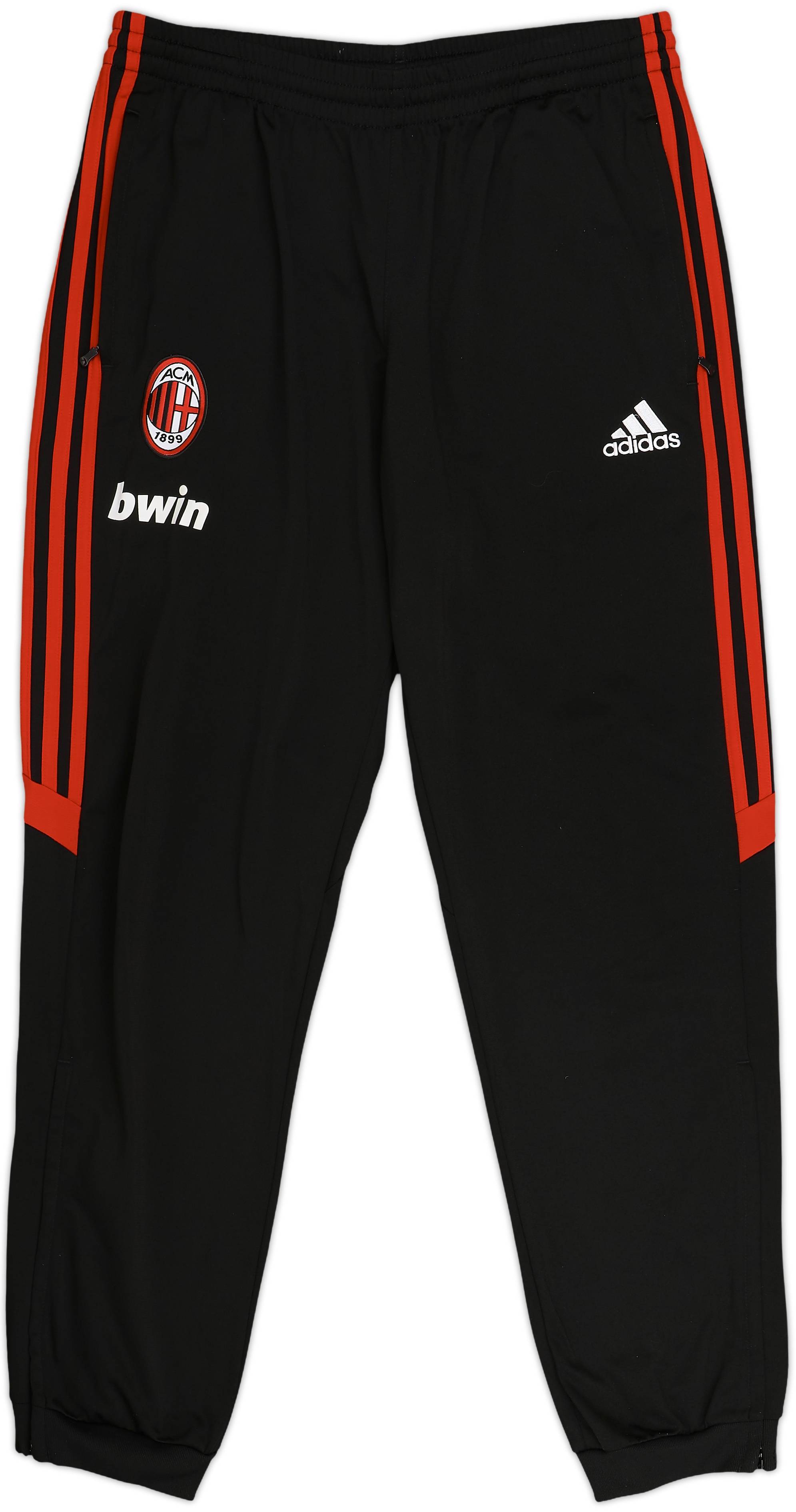 2007-08 AC Milan adidas Track Pants/Bottoms - 9/10 - (L)