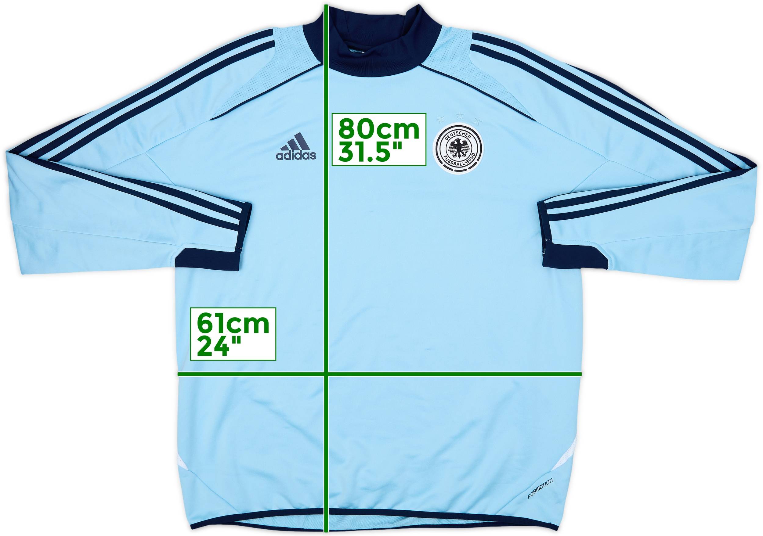 2012-13 Germany adidas Sweat Top - 9/10 - (XL)