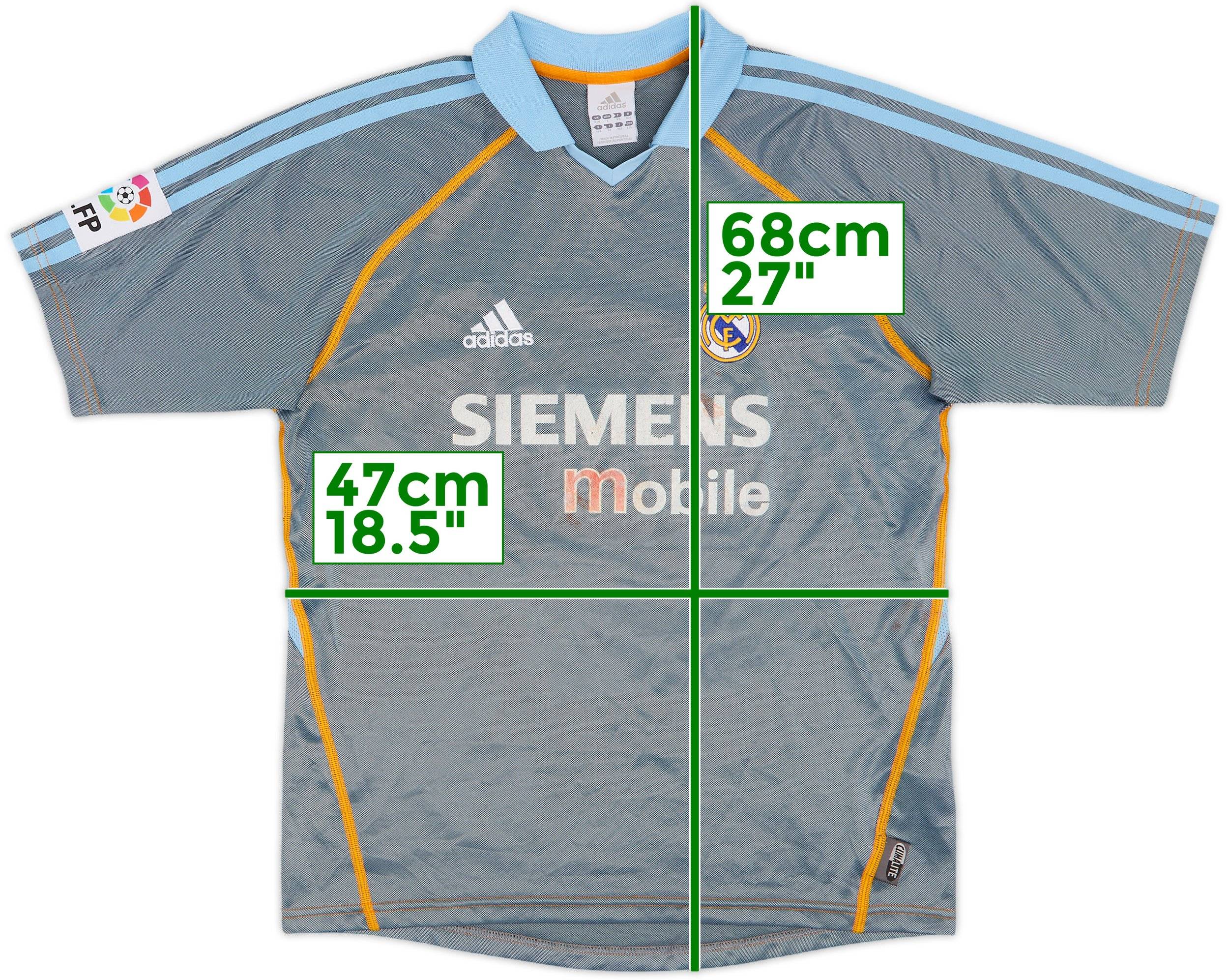 【正規品】REAL MADRID 2003/2004 2003-04 Real Madrid Third Shirt - 5/10 - (XL.Boys)