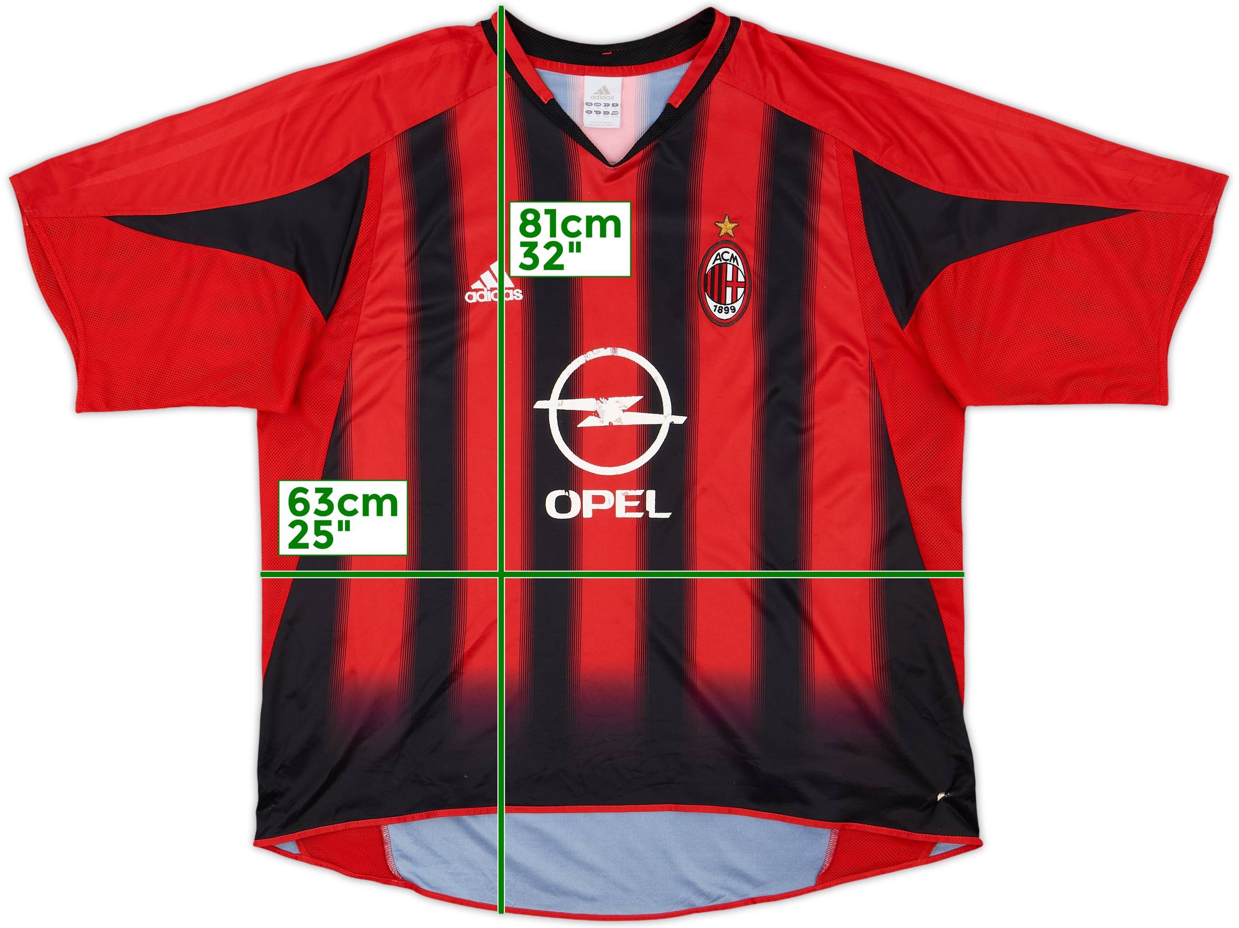 2004-05 AC Milan Home Shirt - 5/10 - (XL)