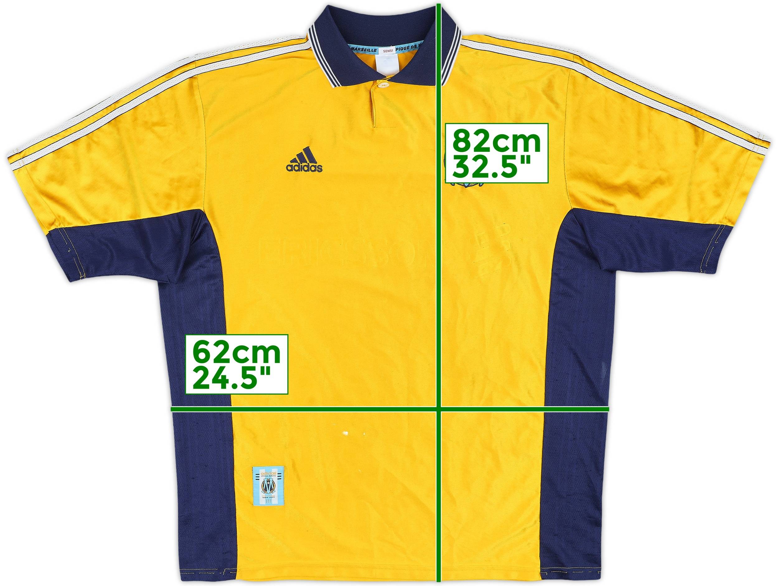 1998-99 Olympique Marseille Third Shirt - 4/10 - (XL)