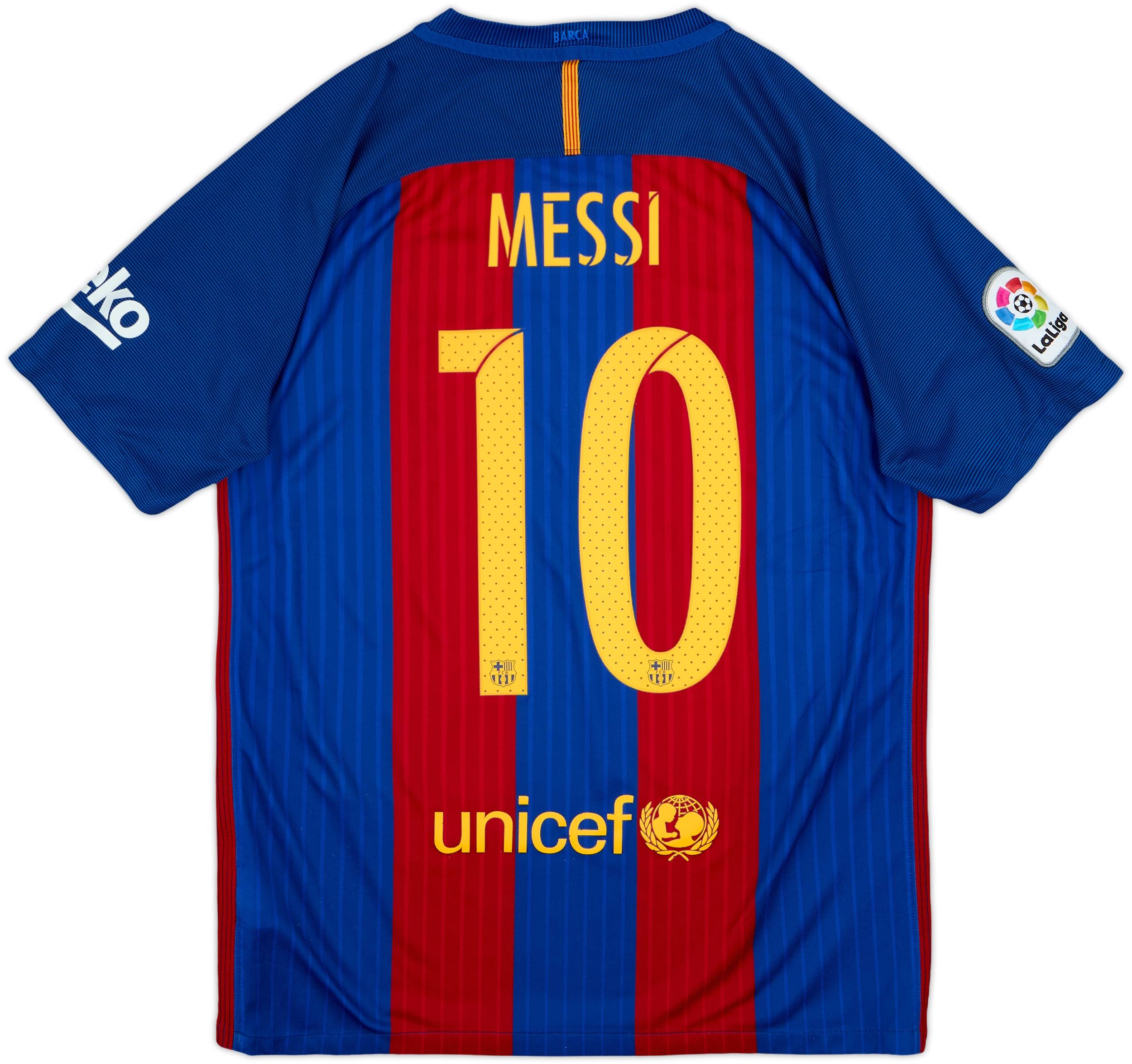 2016-17 Barcelona Home Shirt Messi #10 - 7/10 - (M)