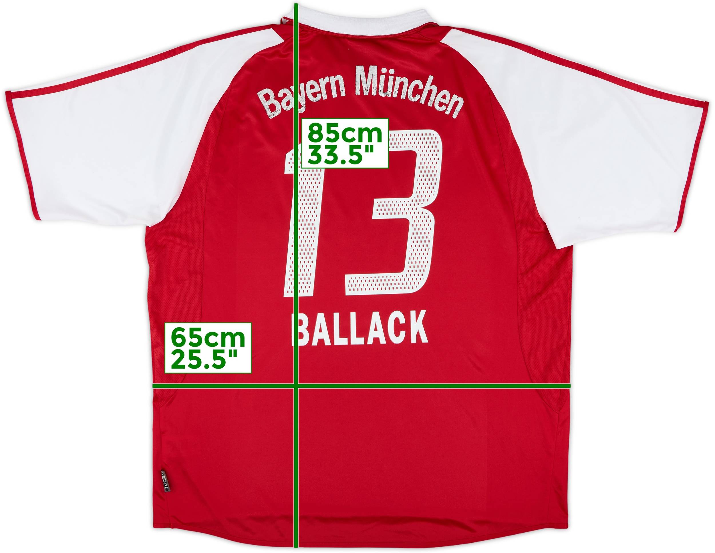 2003-04 Bayern Munich Home Shirt Ballack #13 - 6/10 - (XXL)