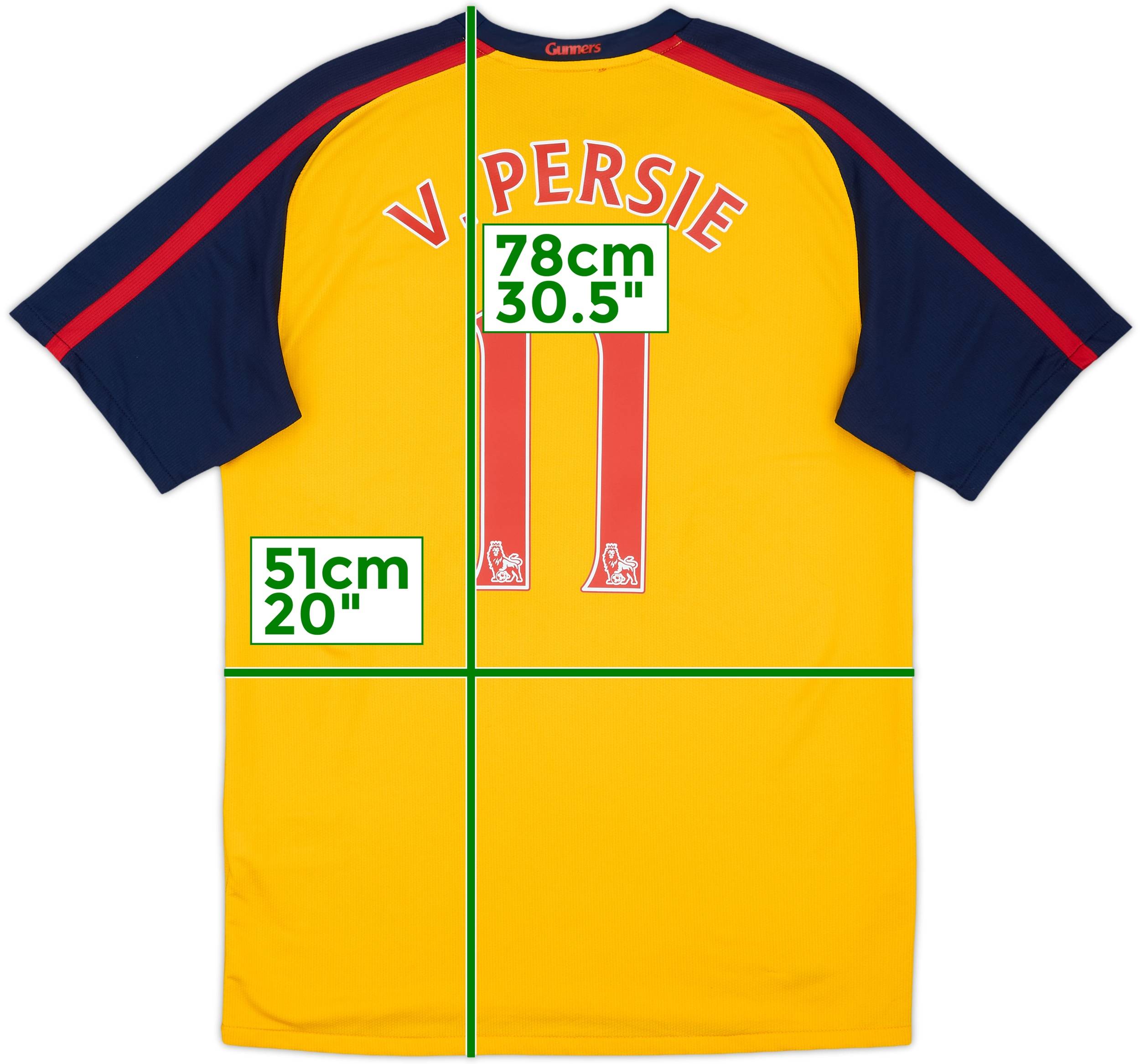 2008-09 Arsenal Away Shirt V.Persie #11 - 8/10 - (M)