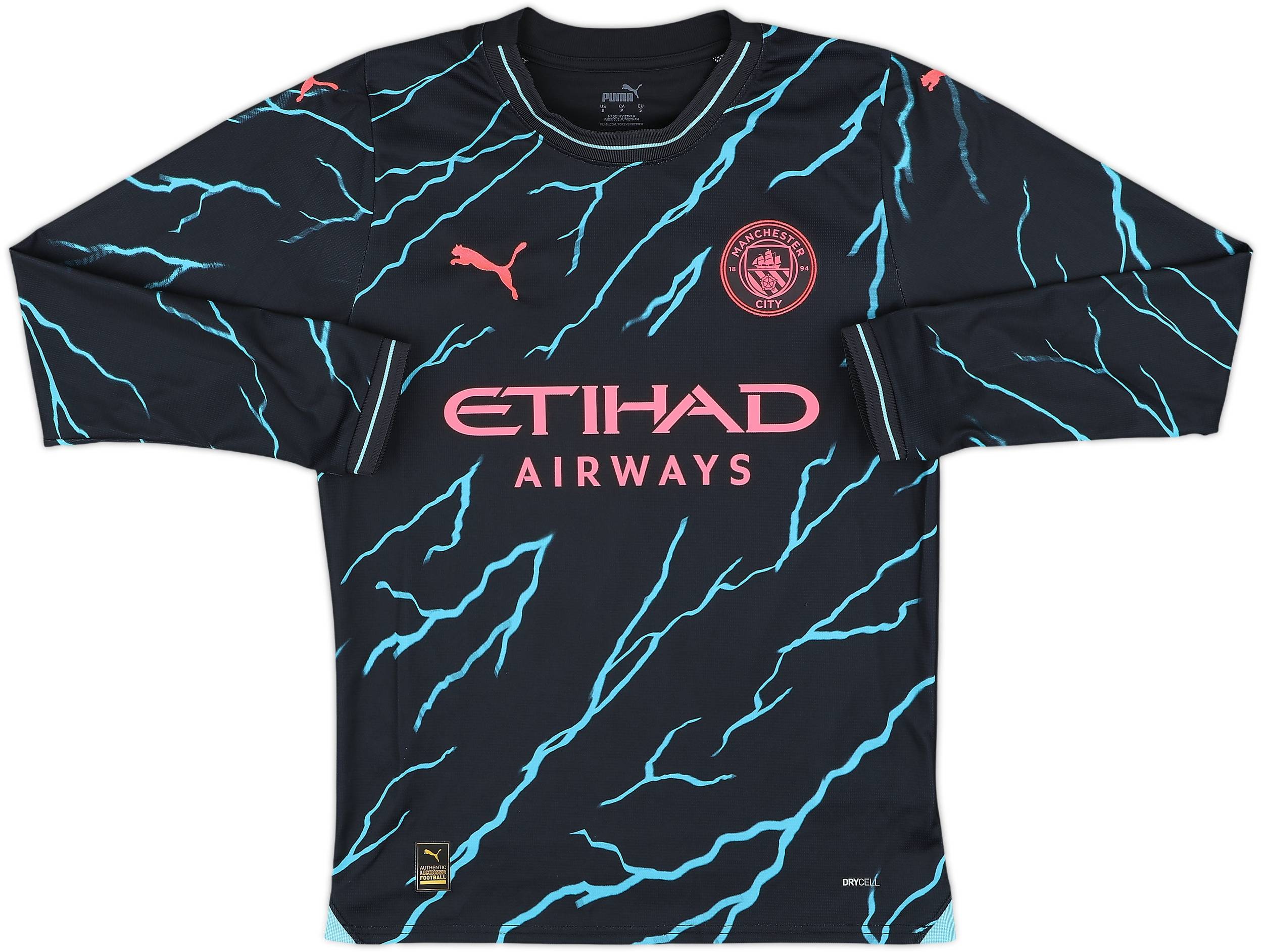 2023-24 Manchester City Third L/S Shirt Foden #47 - 10/10 - (S)