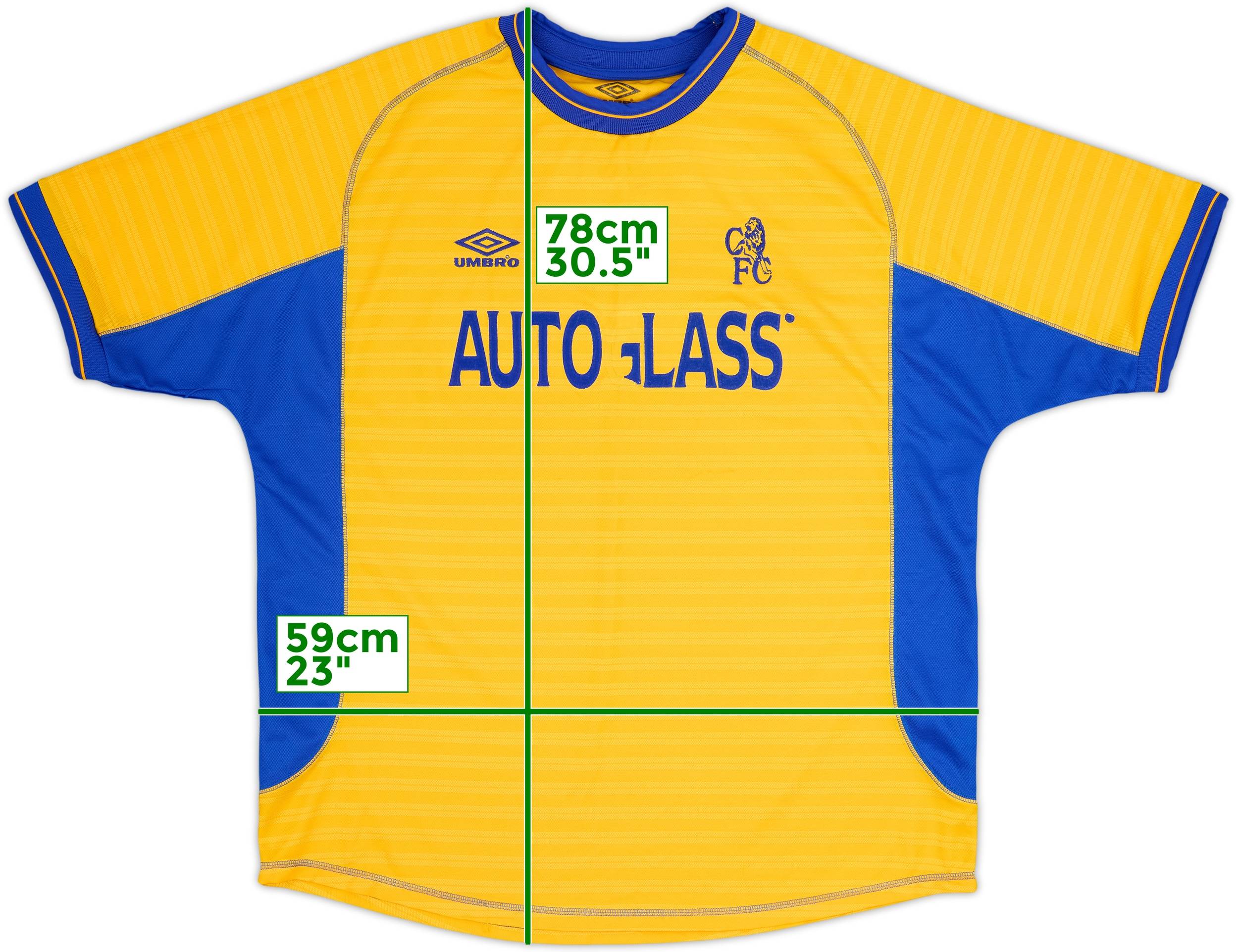 2000-01 Chelsea Away Shirt - 4/10 - (XL)